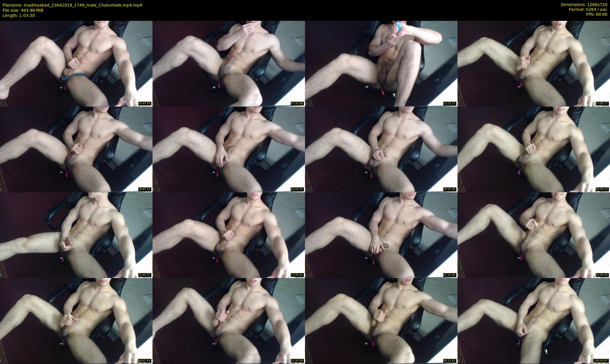 madmaxbad — 64 minute Chaturbate male cam show recording, 720p, Apr 23, 2019