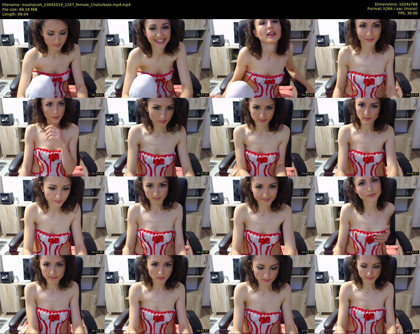 mashalush — 9 minute Chaturbate female cam show recording, 720p, Apr 23, 2019