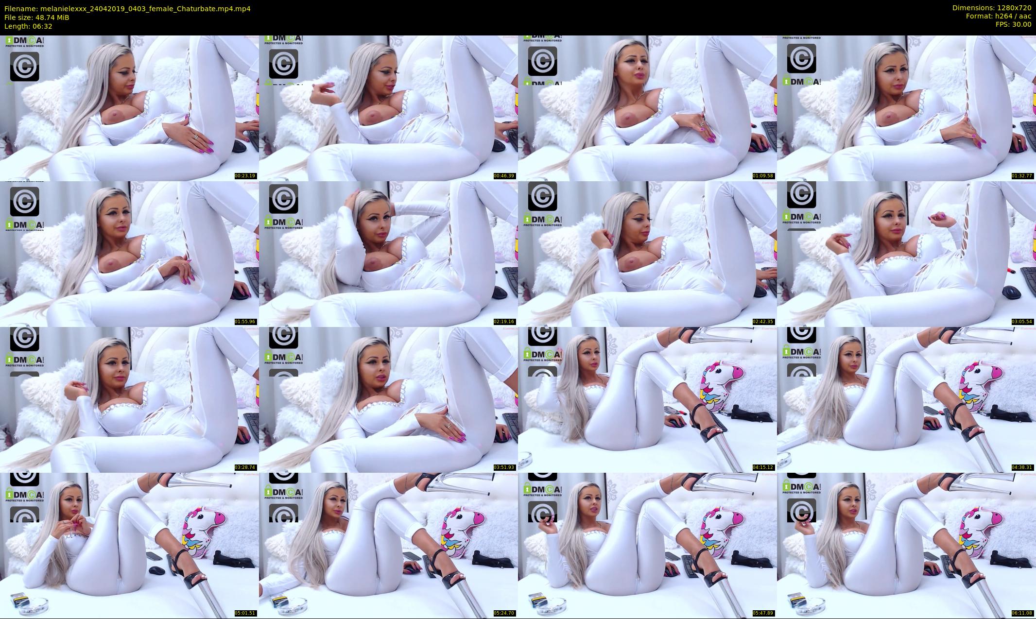melanielexxx — 7 minute Chaturbate female cam show recording, 720p, Apr 24, 2019
