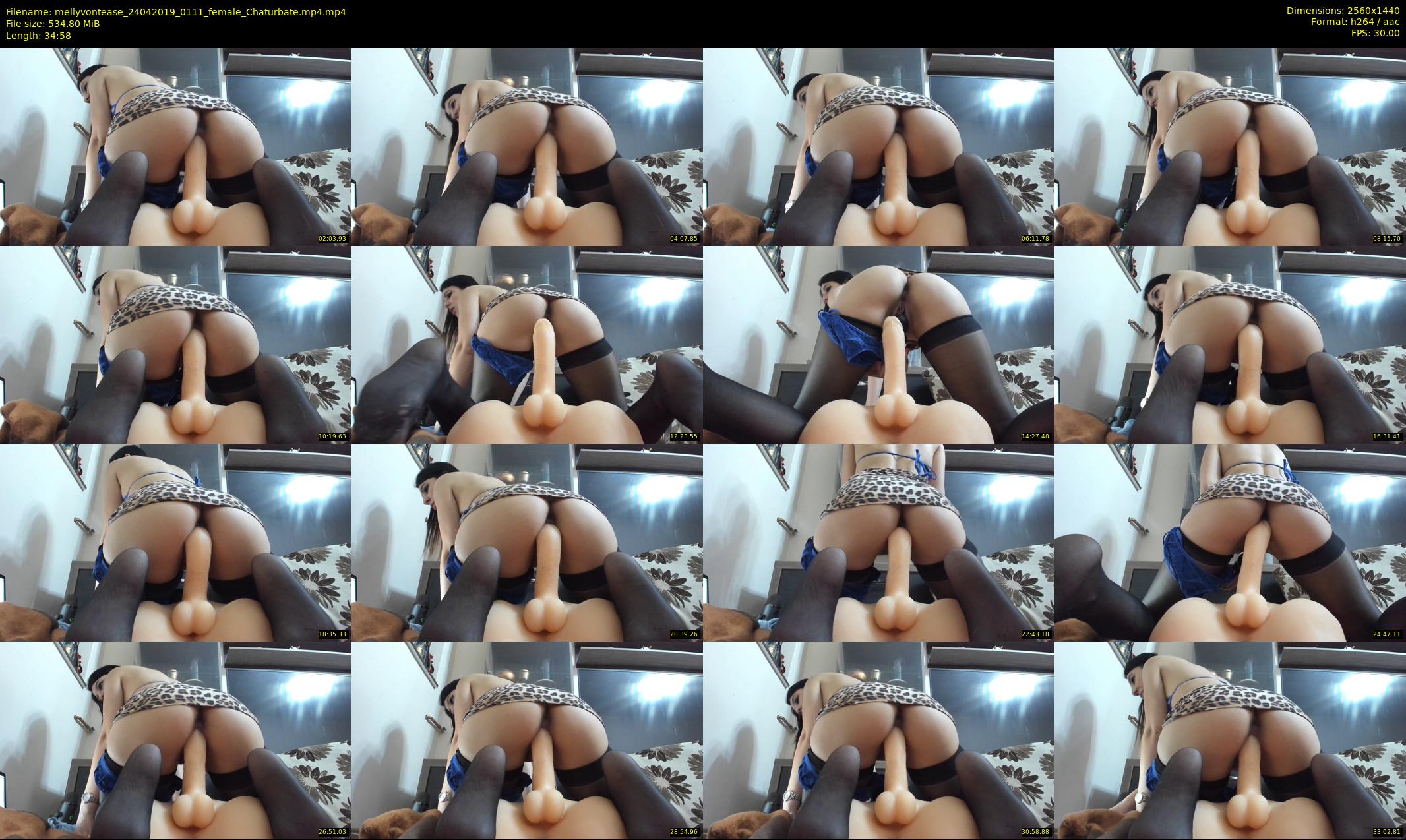 mellyvontease — 35 minute Chaturbate female cam show recording, 1080p, Apr 24, 2019
