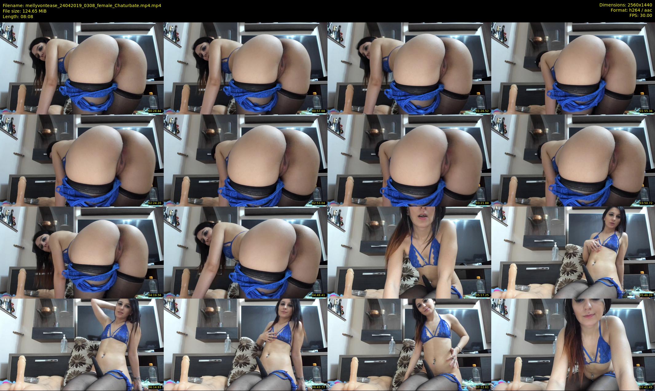 mellyvontease — 9 minute Chaturbate female cam show recording, 1080p, Apr 24, 2019