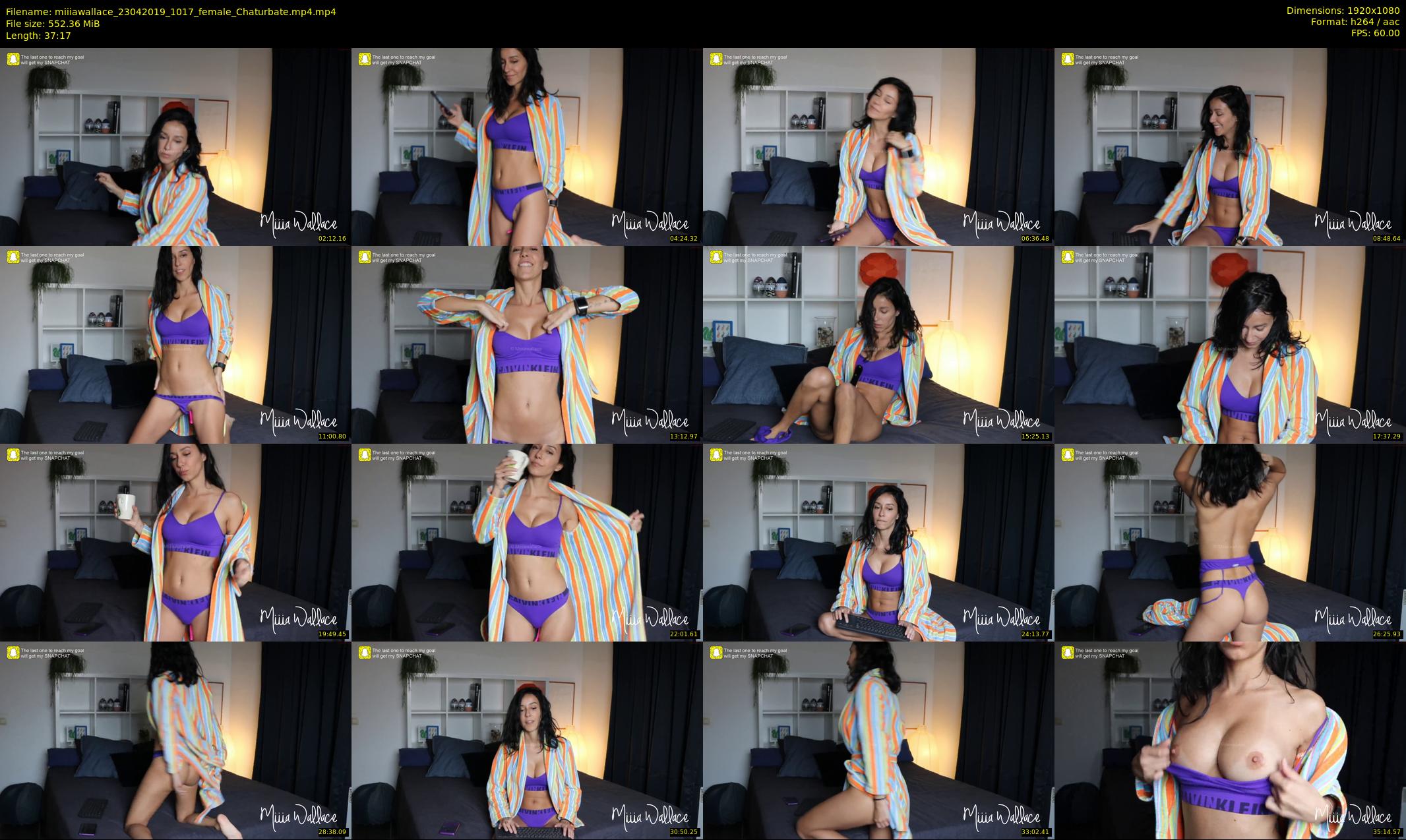 miiiawallace — 38 minute Chaturbate female cam show recording, 1080p, Apr 23, 2019
