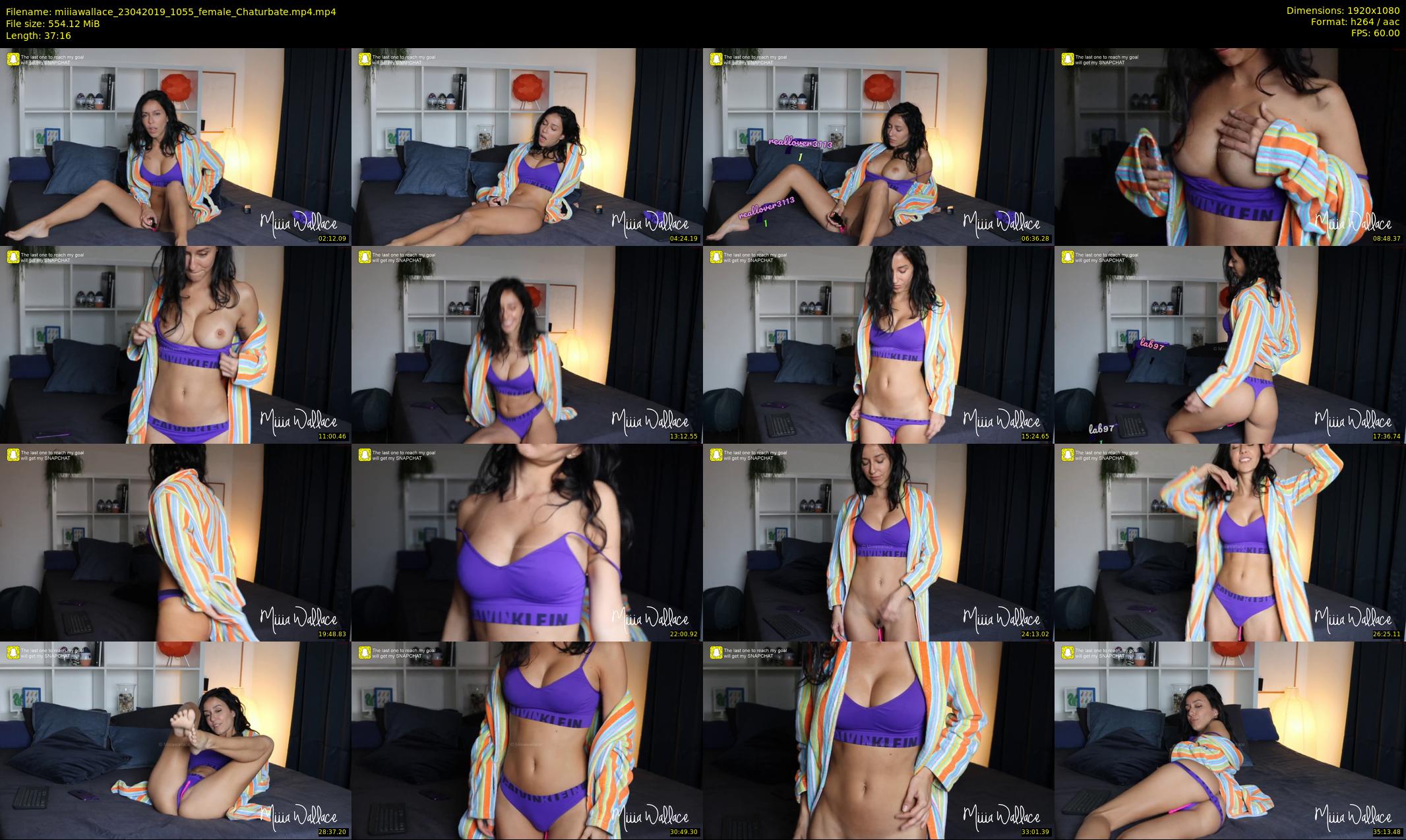 miiiawallace — 38 minute Chaturbate female cam show recording, 1080p, Apr 23, 2019