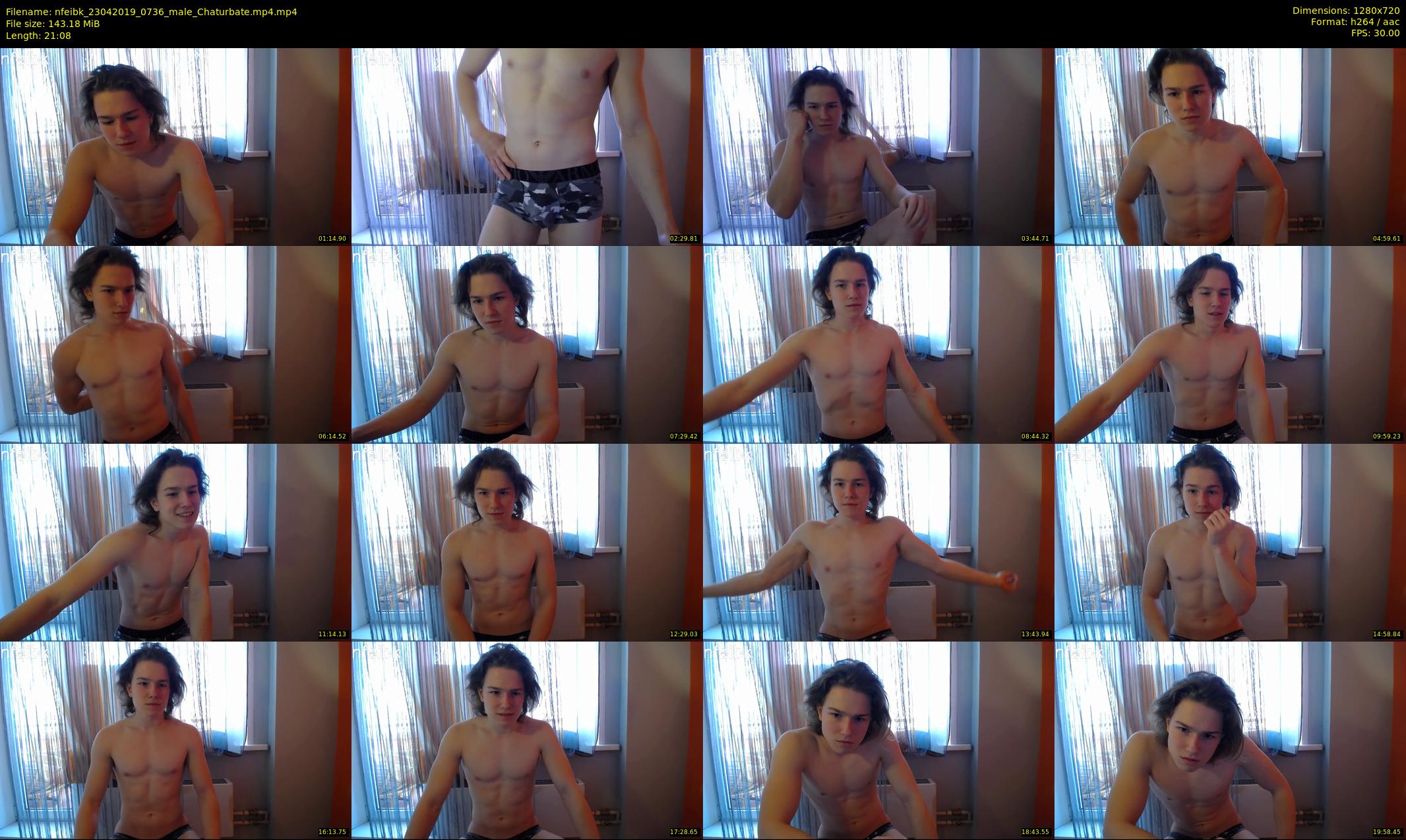 nfeibk — 22 minute Chaturbate male cam show recording, 720p, Apr 23, 2019