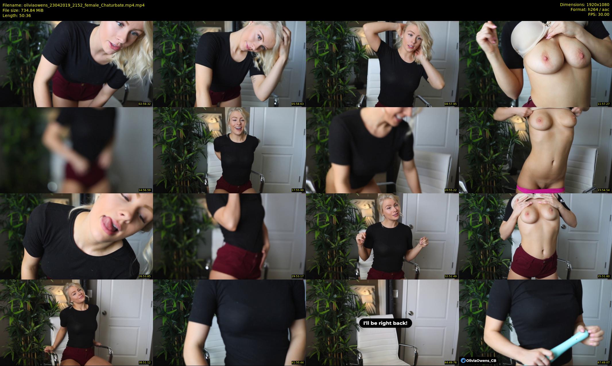 oliviaowens — 51 minute Chaturbate female cam show recording, 1080p, Apr 23, 2019