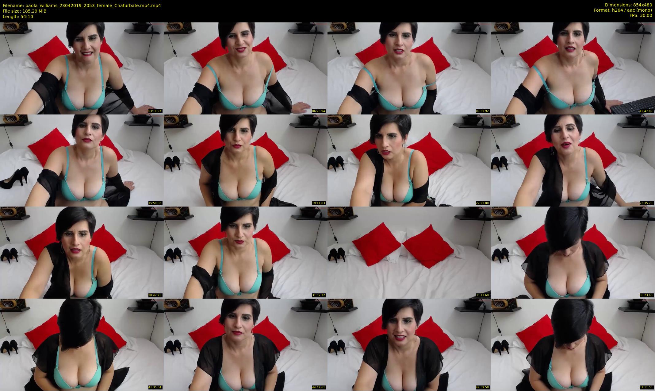 paola_williams — 55 minute Chaturbate female cam show recording, 480p, Apr 23, 2019