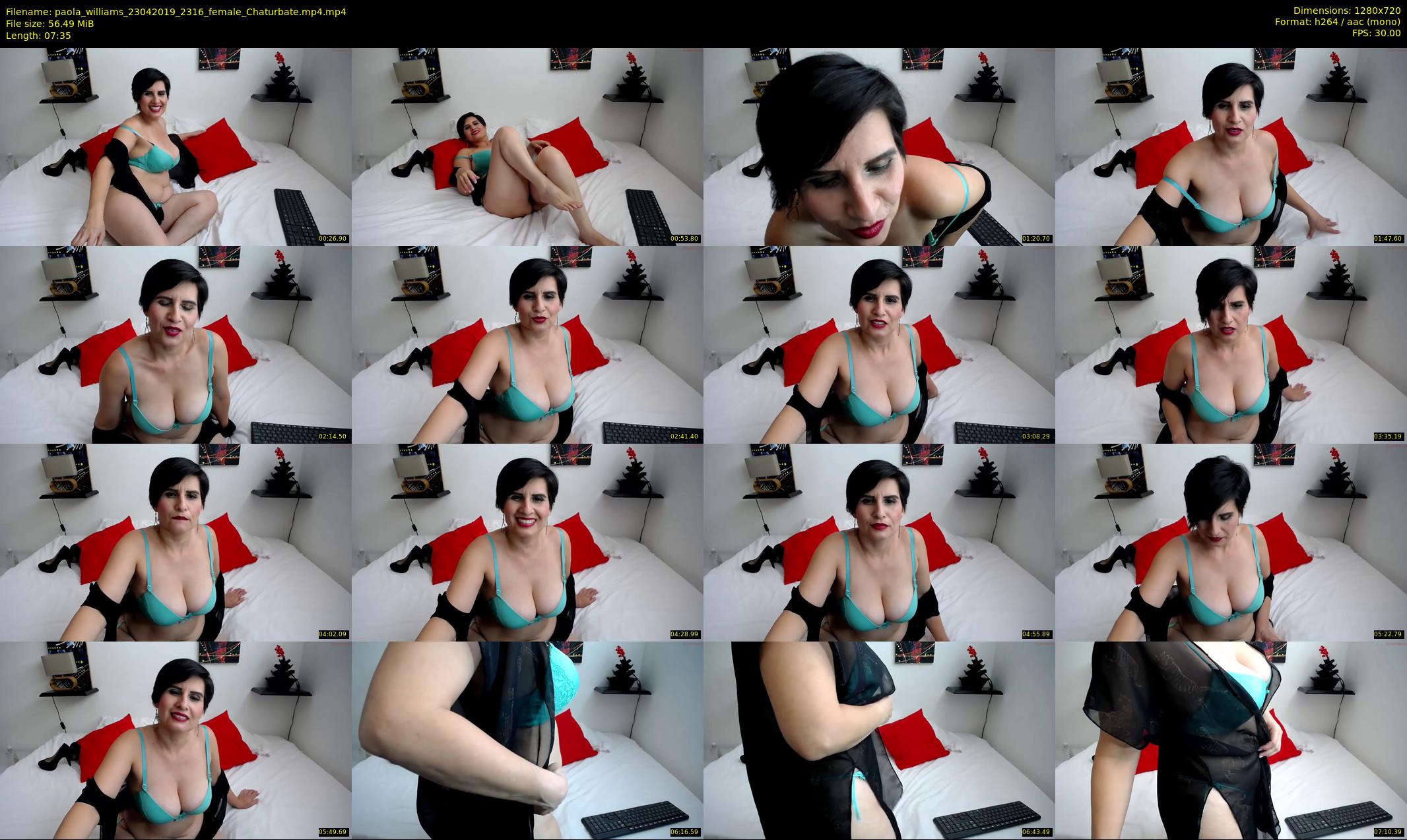 paola_williams — 8 minute Chaturbate female cam show recording, 720p, Apr 23, 2019