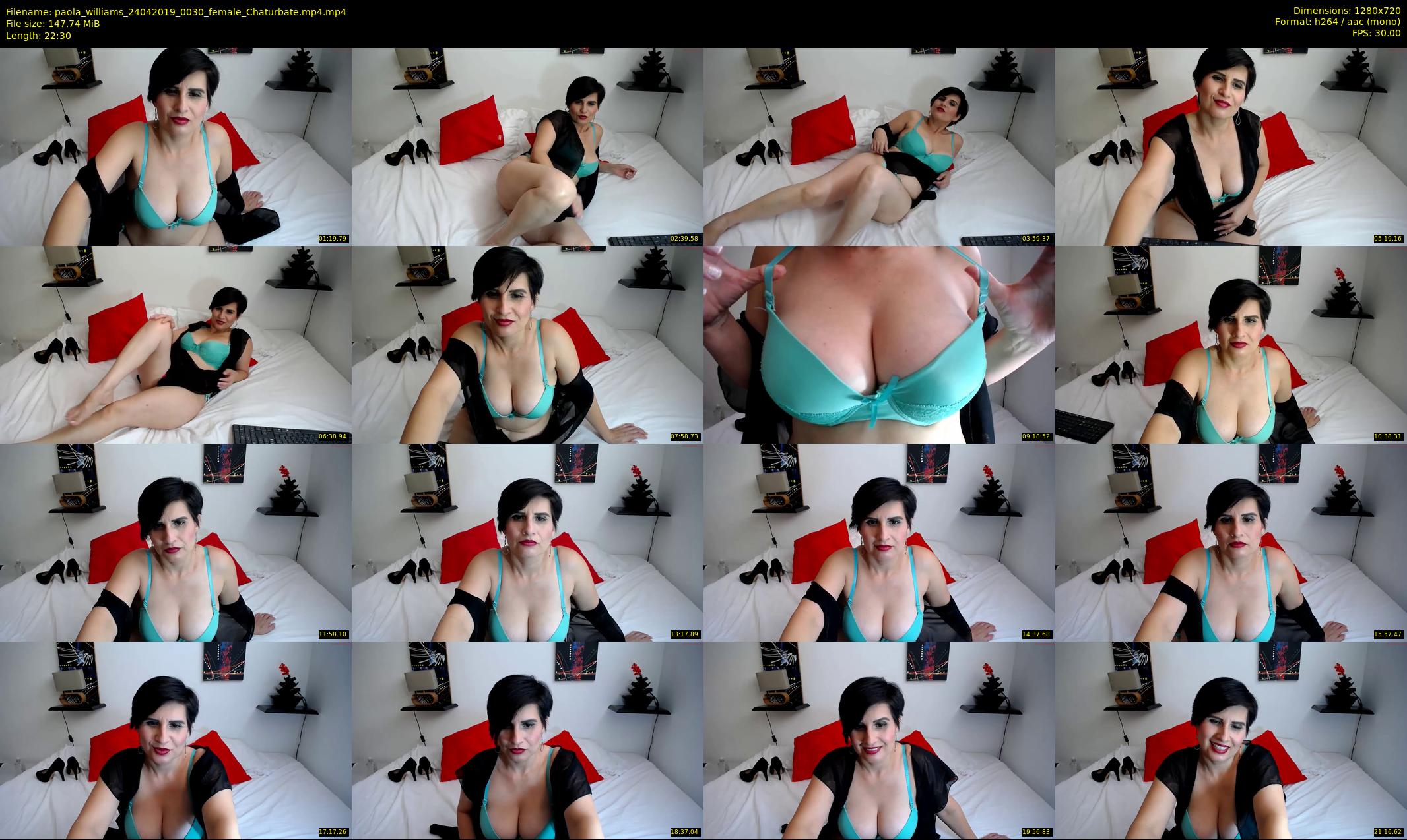 paola_williams — 23 minute Chaturbate female cam show recording, 720p, Apr 24, 2019