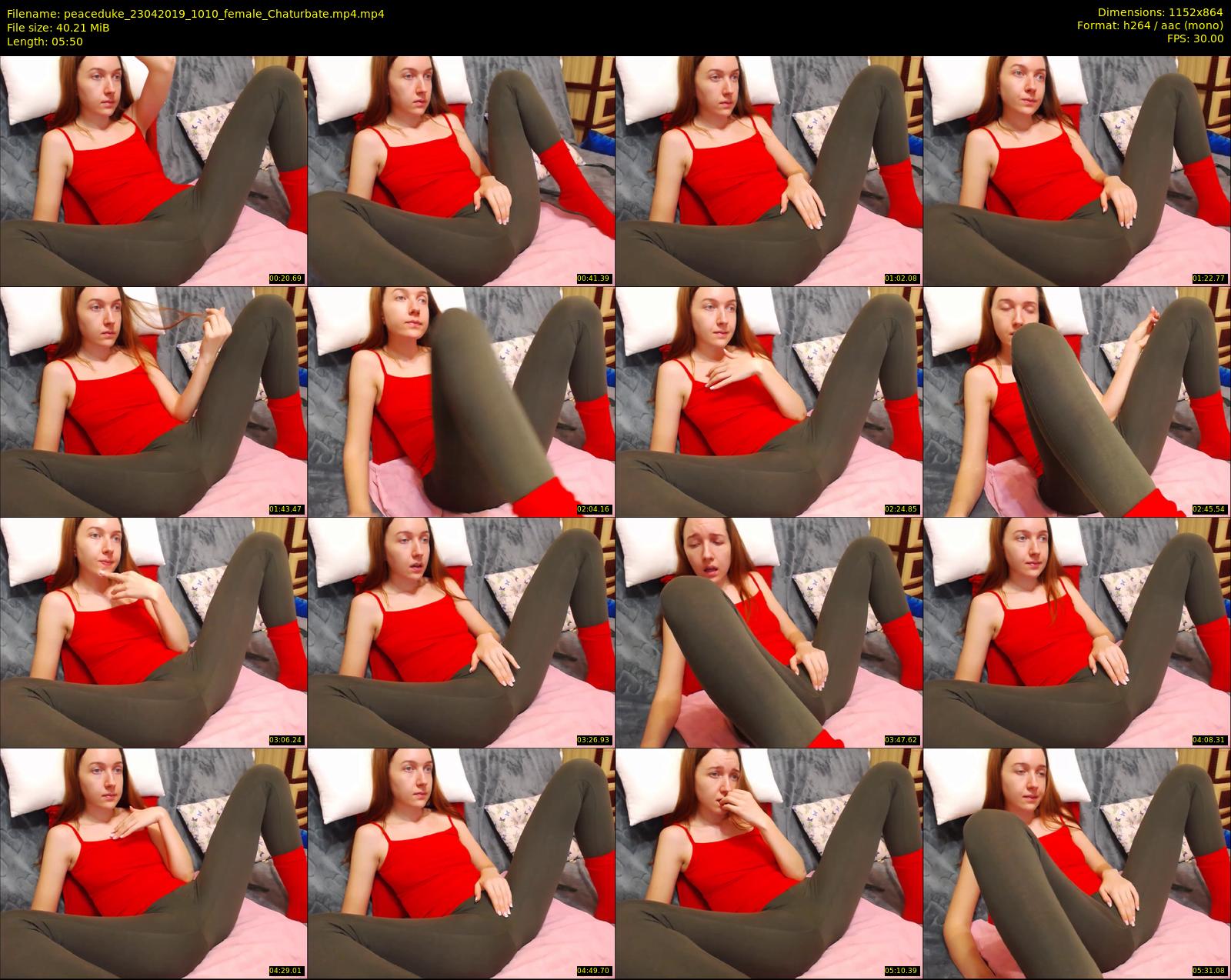 peaceduke — 6 minute Chaturbate female cam show recording, 720p, Apr 23, 2019