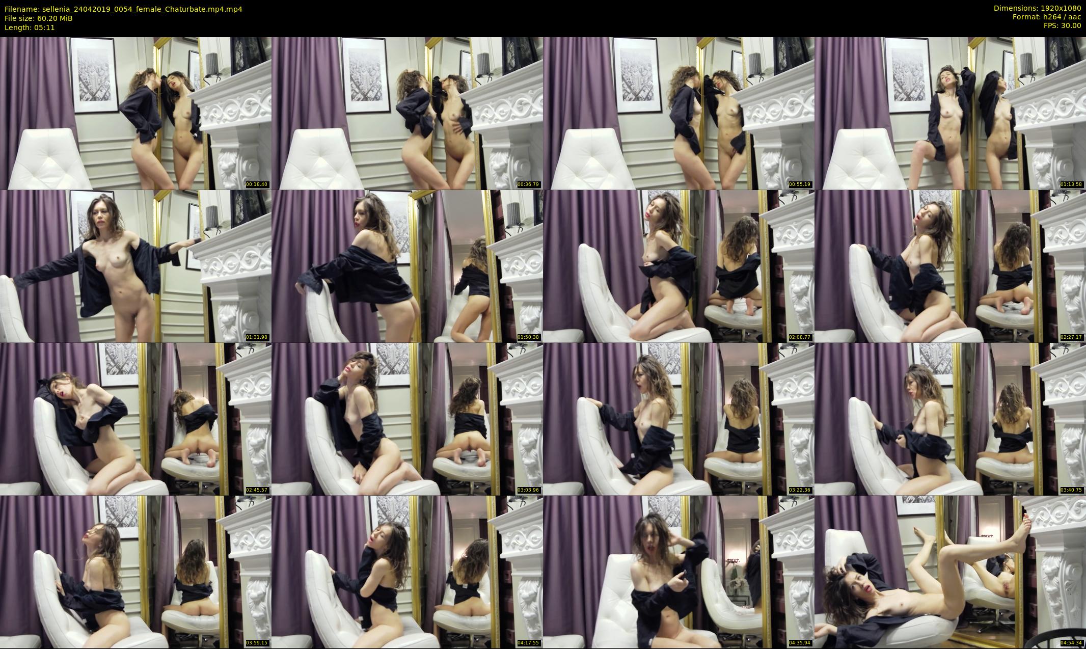 sellenia — 6 minute Chaturbate female cam show recording, 1080p, Apr 24, 2019
