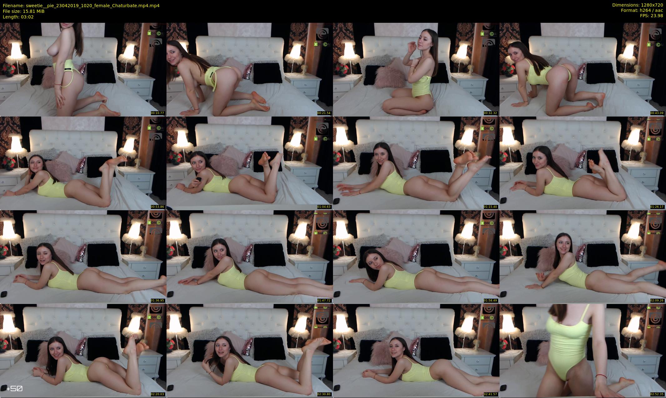 sweetie__pie — 4 minute Chaturbate female cam show recording, 720p, Apr 23, 2019