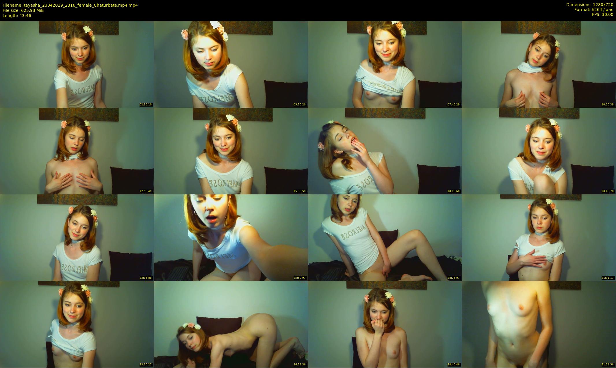 tayasha — 44 minute Chaturbate female cam show recording, 720p, Apr 23, 2019
