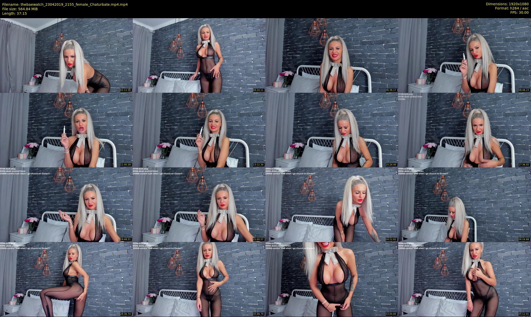thebaewatch — 38 minute Chaturbate female cam show recording, 1080p, Apr 23, 2019