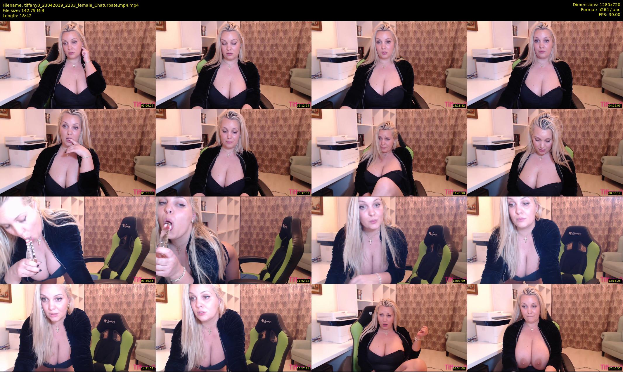 tiffany0 — 19 minute Chaturbate female cam show recording, 720p, Apr 23, 2019