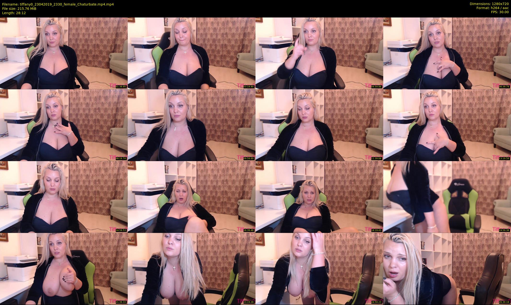 tiffany0 — 29 minute Chaturbate female cam show recording, 720p, Apr 23, 2019