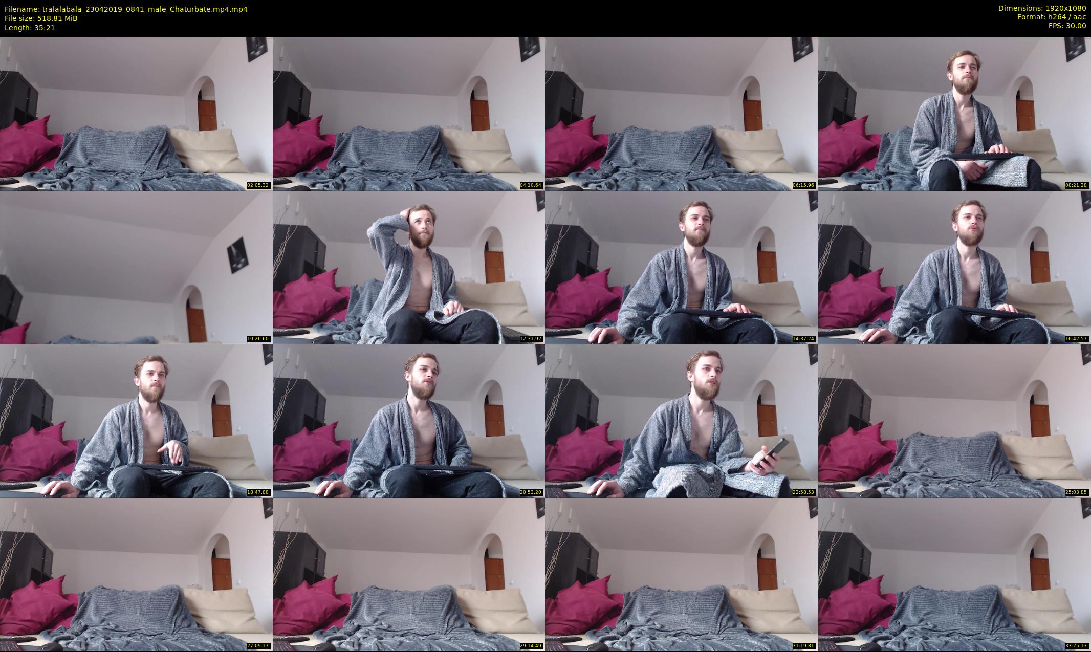 tralalabala — 36 minute Chaturbate male cam show recording, 1080p, Apr 23, 2019