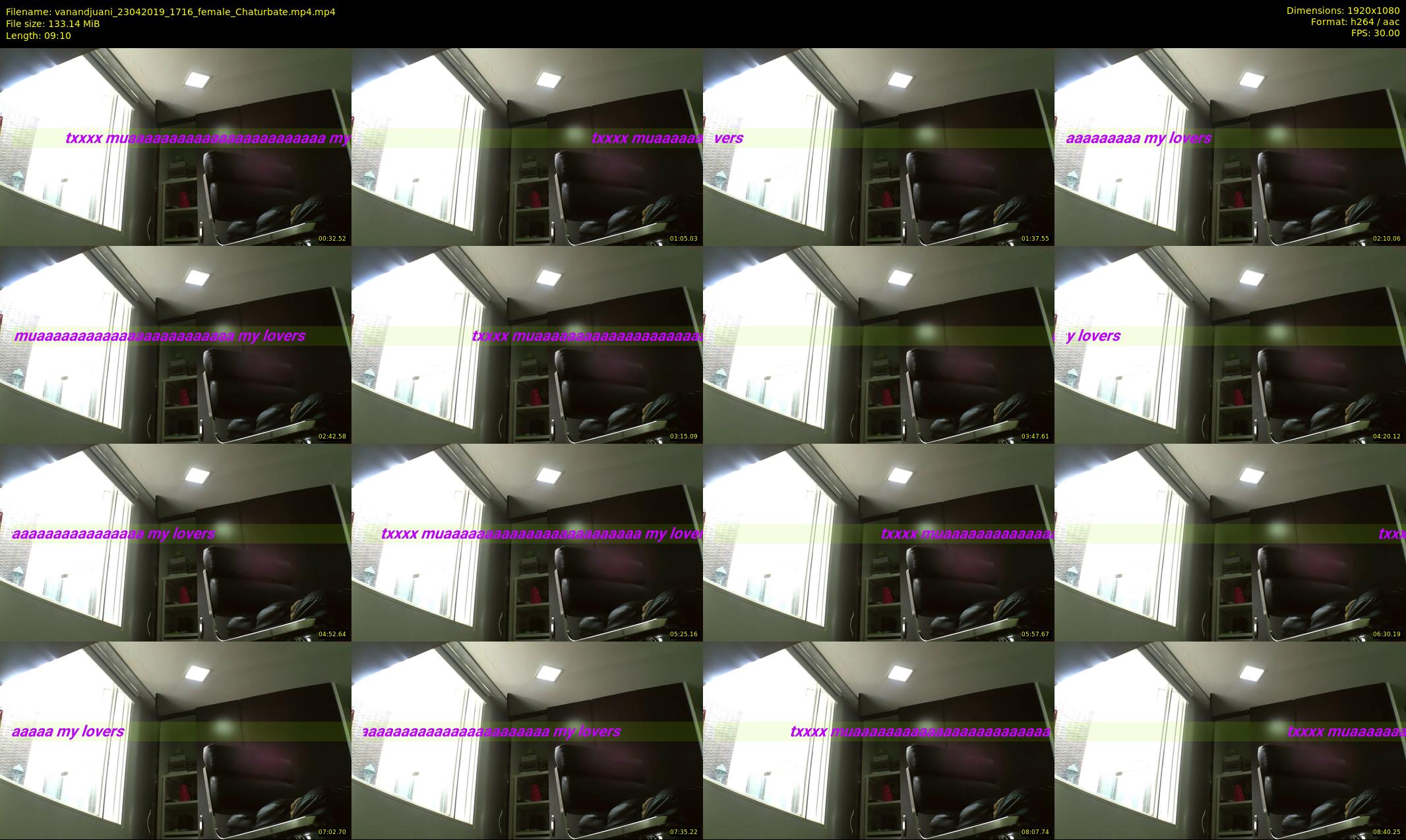 vanandjuani — 10 minute Chaturbate female cam show recording, 1080p, Apr 23, 2019