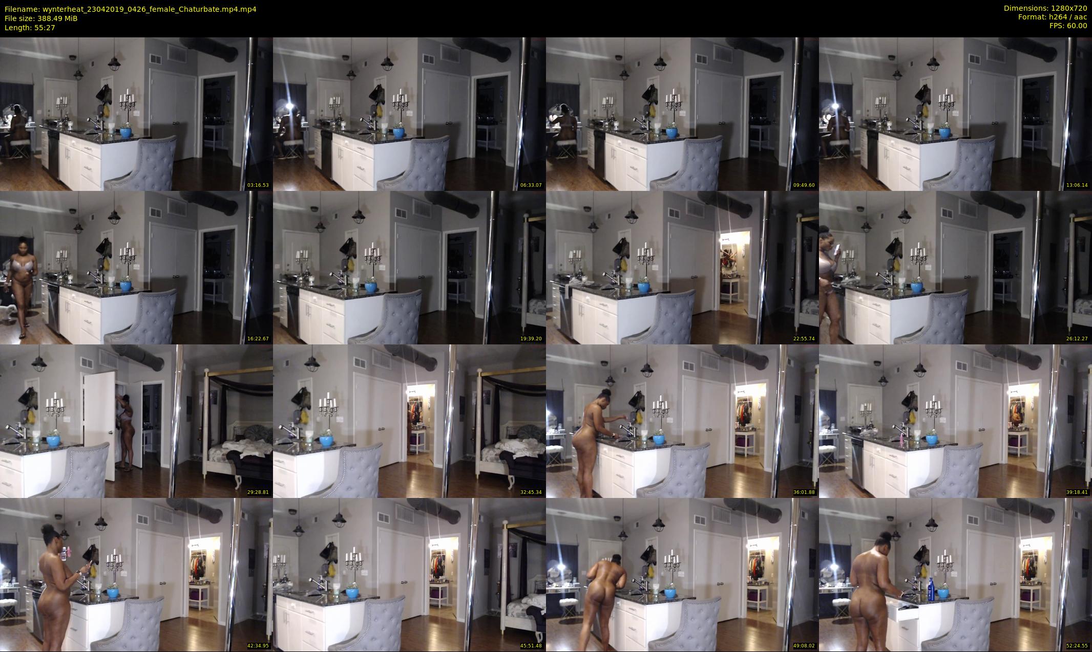wynterheat — 56 minute Chaturbate female cam show recording, 720p, Apr 23, 2019