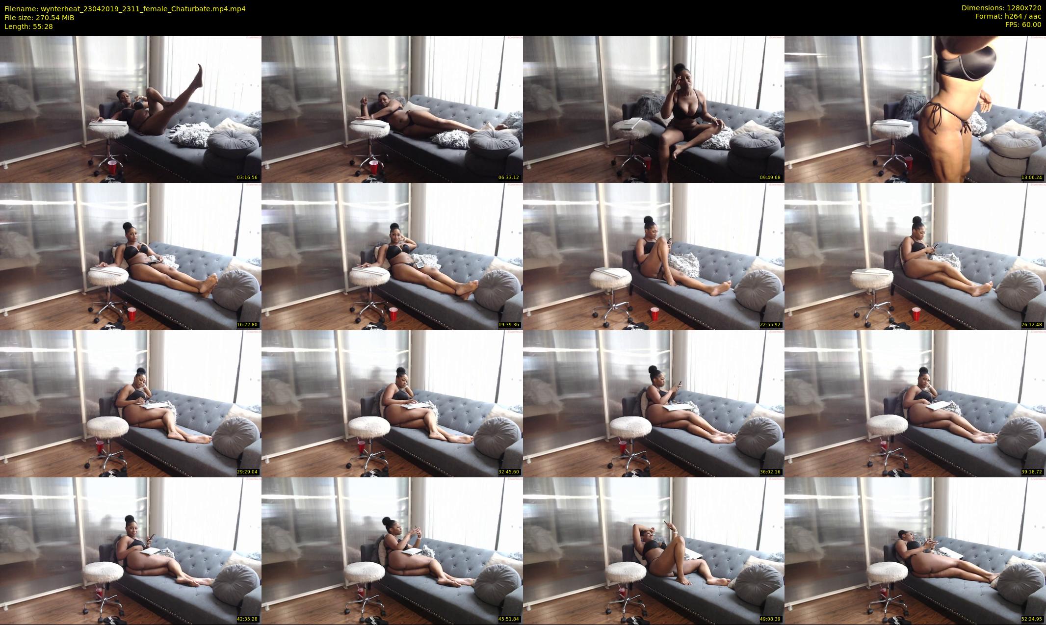 wynterheat — 56 minute Chaturbate female cam show recording, 720p, Apr 23, 2019
