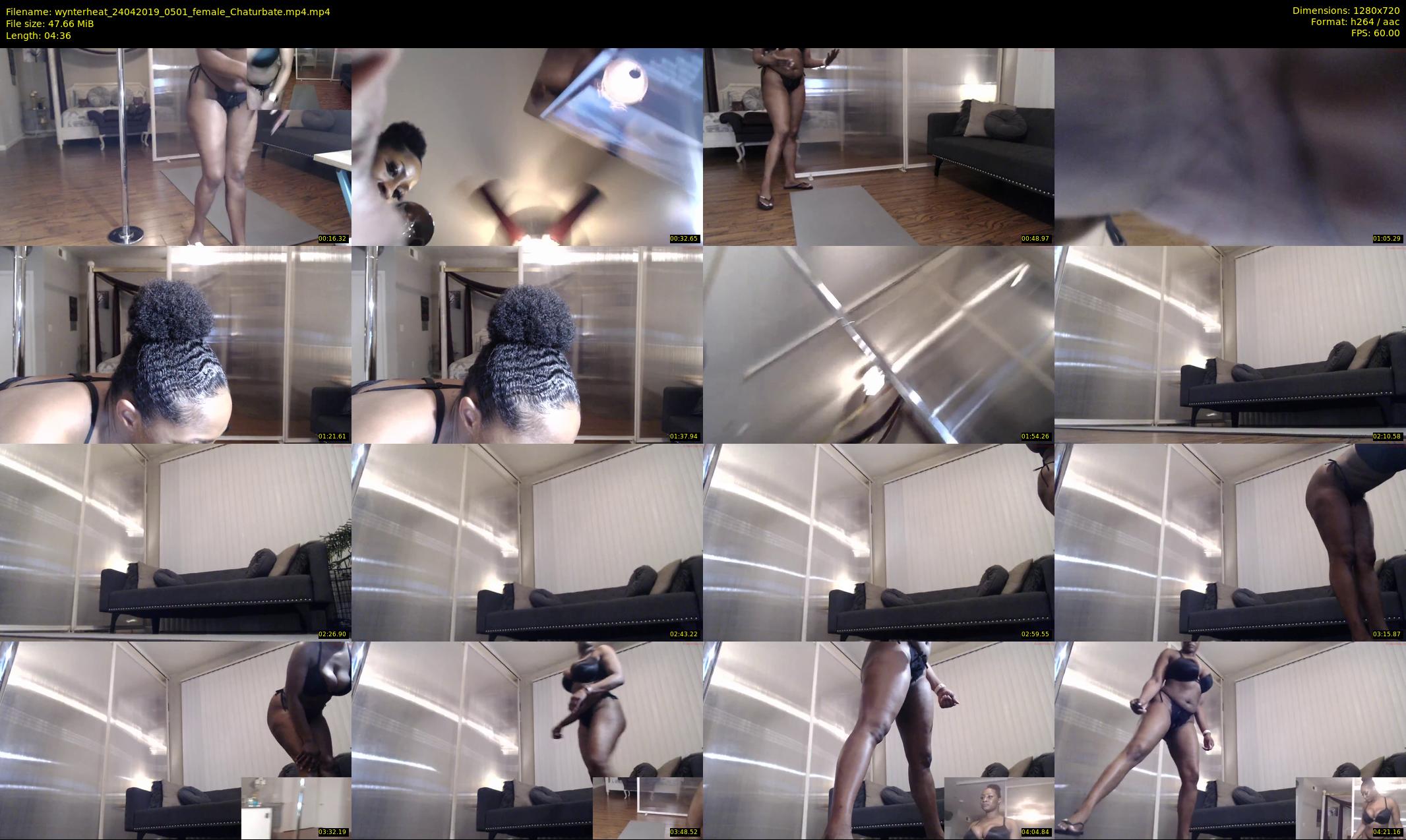 wynterheat — 5 minute Chaturbate female cam show recording, 720p, Apr 24, 2019