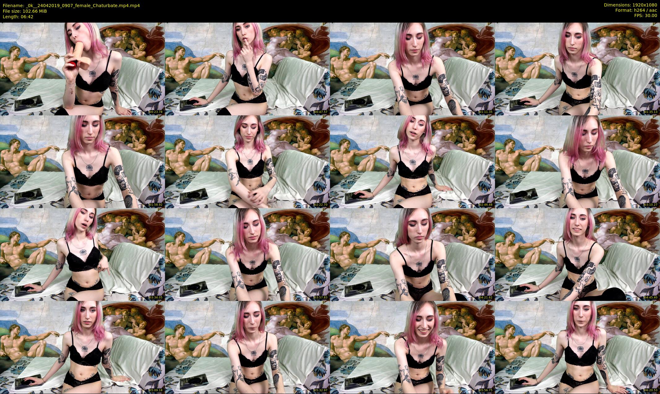 _0k_ — 7 minute Chaturbate female cam show recording, 1080p, Apr 24, 2019