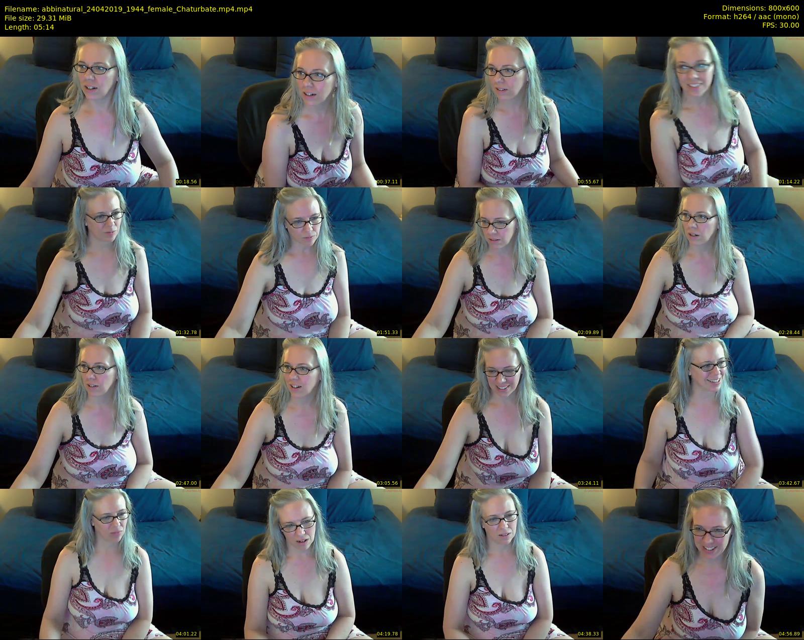 abbinatural — 6 minute Chaturbate female cam show recording, 480p, Apr 24, 2019