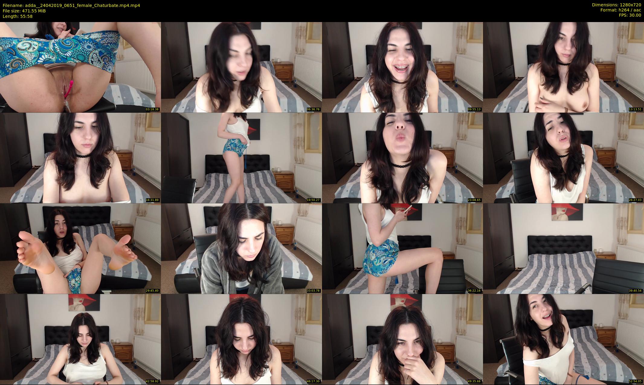 adda_ — 56 minute Chaturbate female cam show recording, 720p, Apr 24, 2019