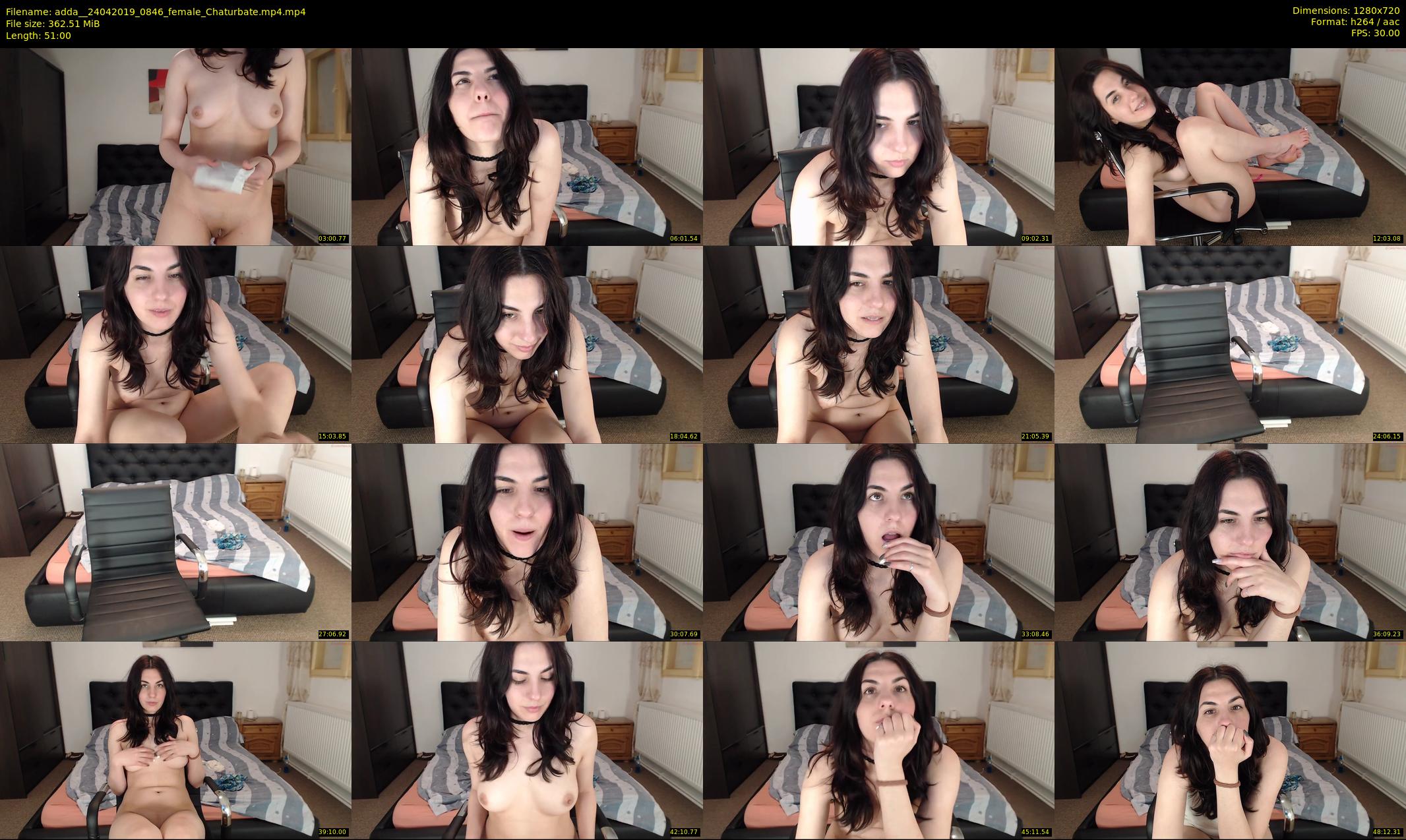 adda_ — 51 minute Chaturbate female cam show recording, 720p, Apr 24, 2019