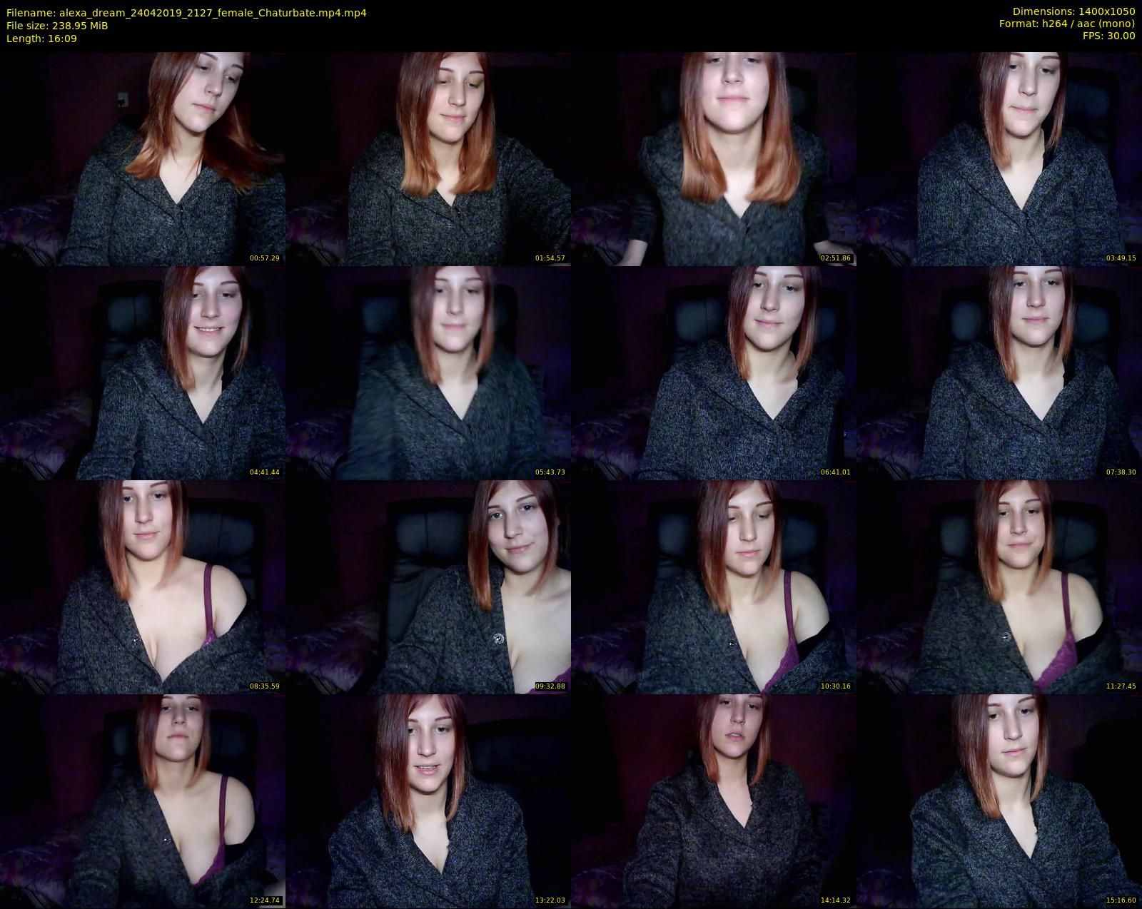 alexa_dream — 17 minute Chaturbate female cam show recording, 720p, Apr 24, 2019