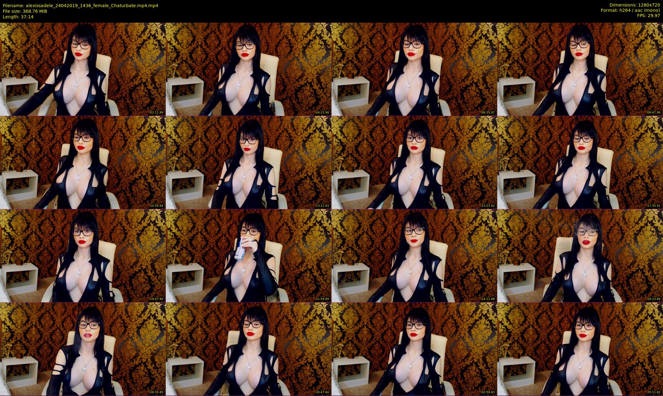 alexissadele — 38 minute Chaturbate female cam show recording, 720p, Apr 24, 2019