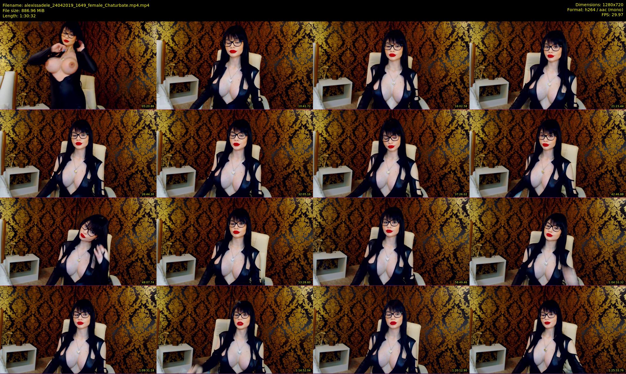alexissadele — 91 minute Chaturbate female cam show recording, 720p, Apr 24, 2019