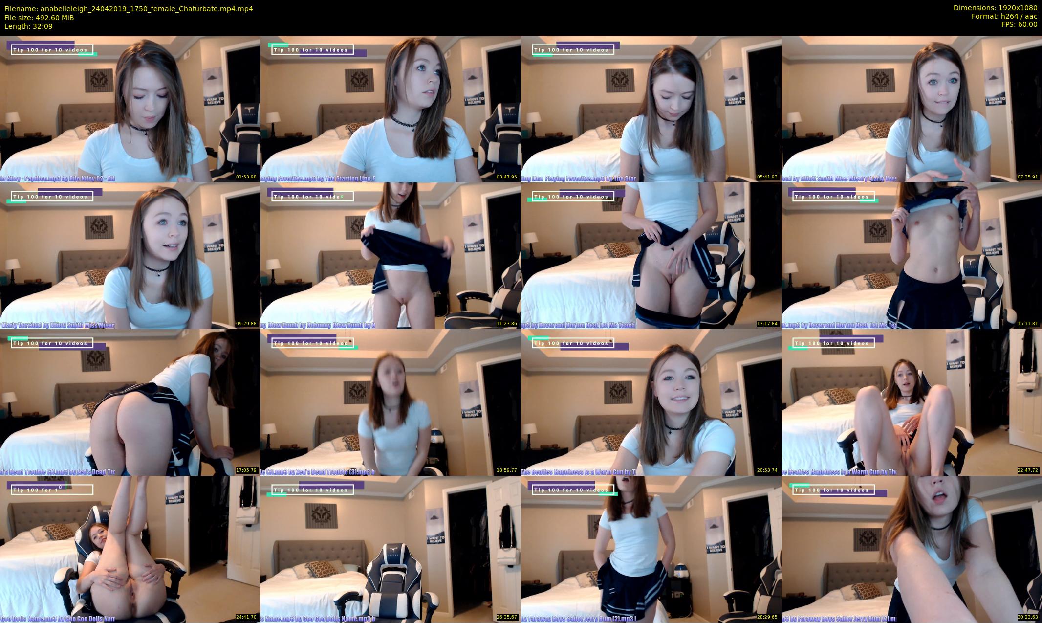 anabelleleigh — 33 minute Chaturbate female cam show recording, 1080p, Apr 24, 2019