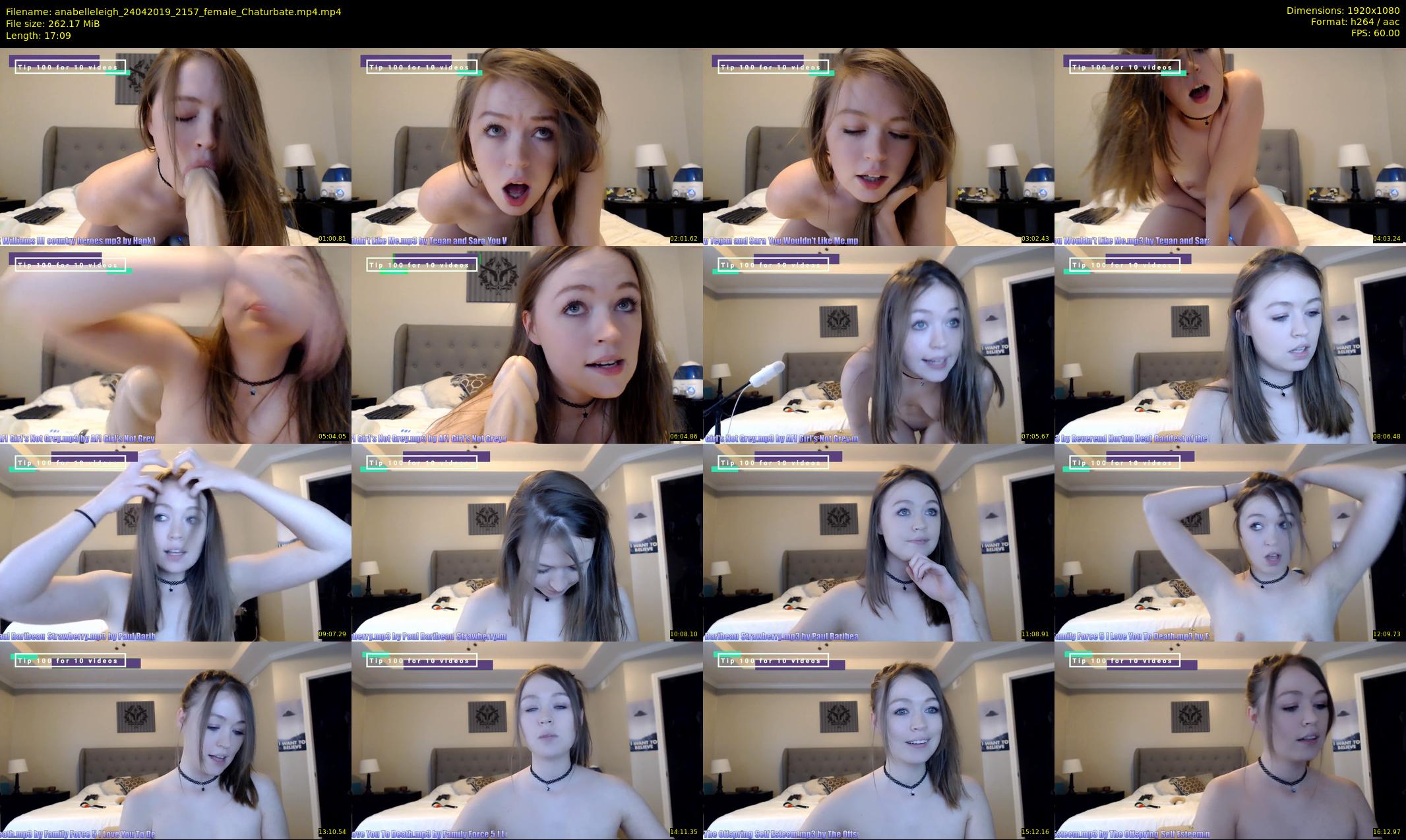 anabelleleigh — 18 minute Chaturbate female cam show recording, 1080p, Apr 24, 2019