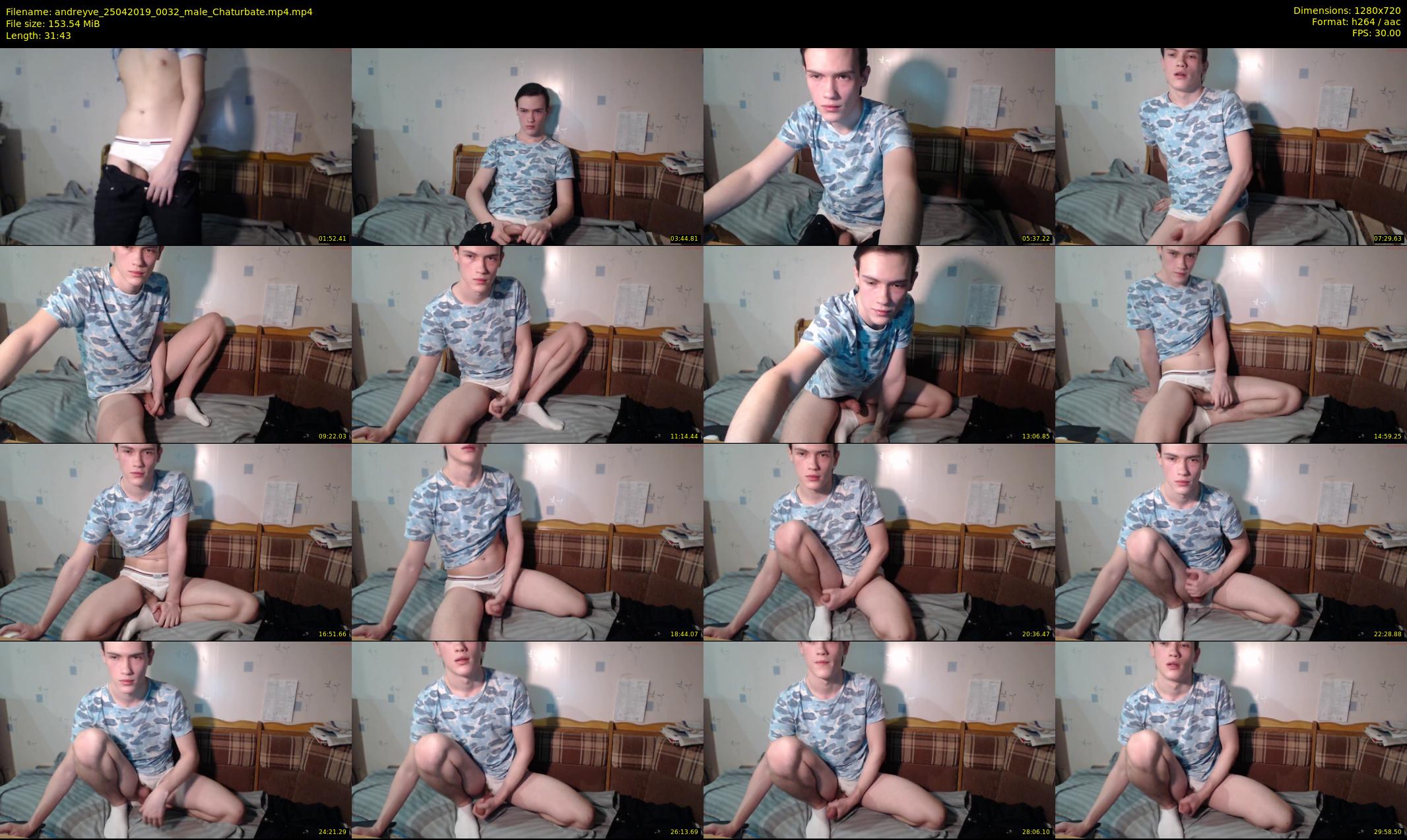 andreyve — 32 minute Chaturbate male cam show recording, 720p, Apr 25, 2019
