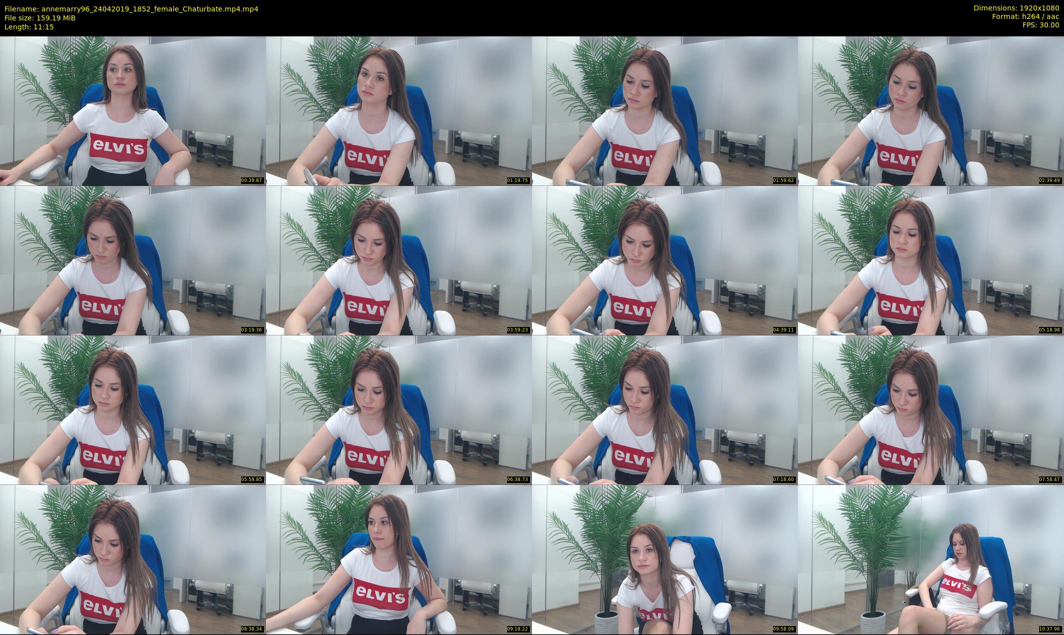 annemarry96 — 12 minute Chaturbate female cam show recording, 1080p, Apr 24, 2019