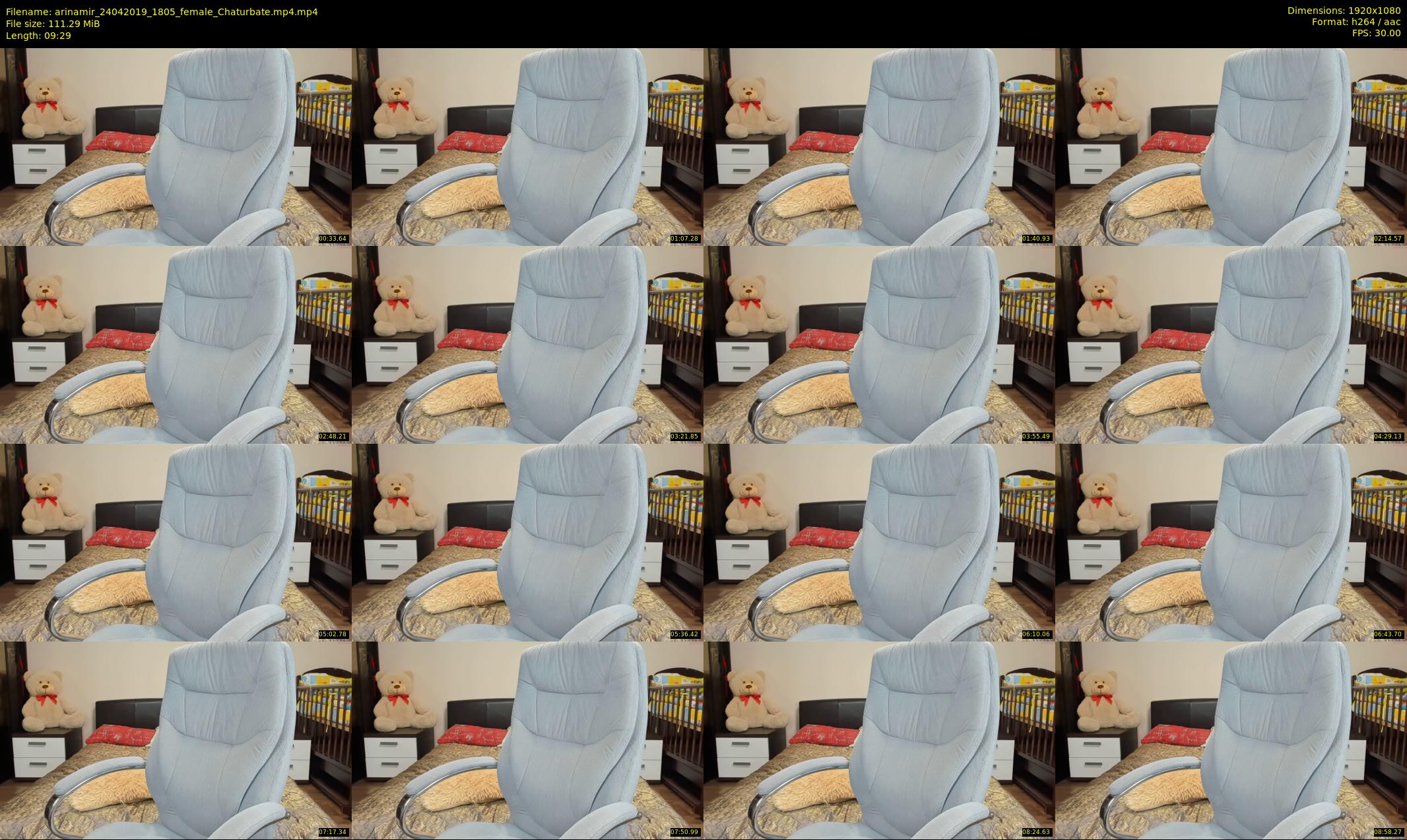 arinamir — 10 minute Chaturbate female cam show recording, 1080p, Apr 24, 2019