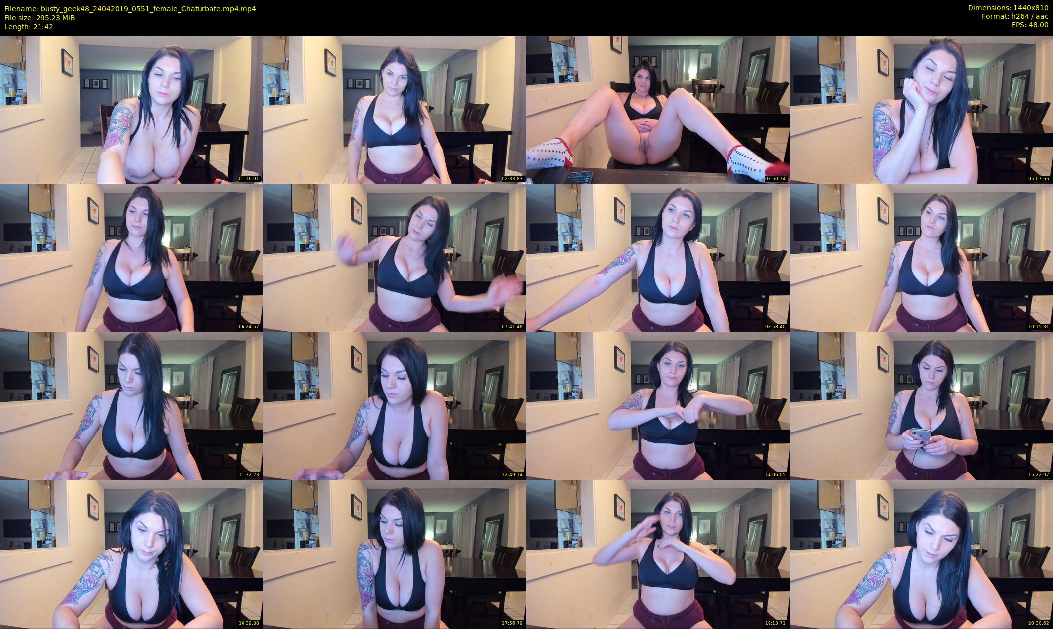 busty_geek48 — 22 minute Chaturbate female cam show recording, 720p, Apr 24, 2019