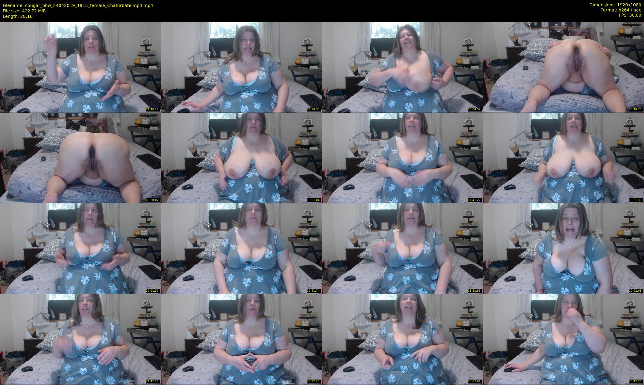 cougar_bbw — 29 minute Chaturbate female cam show recording, 1080p, Apr 24, 2019