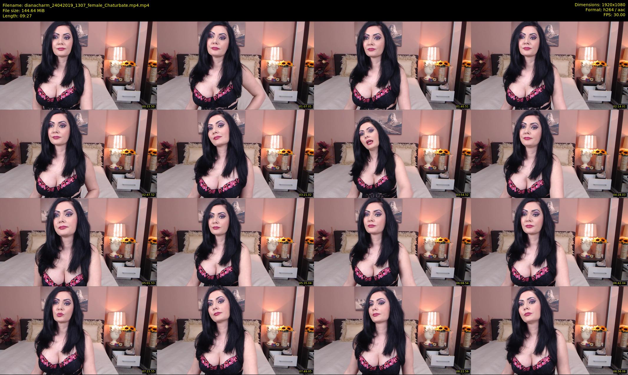 dianacharm — 10 minute Chaturbate female cam show recording, 1080p, Apr 24, 2019