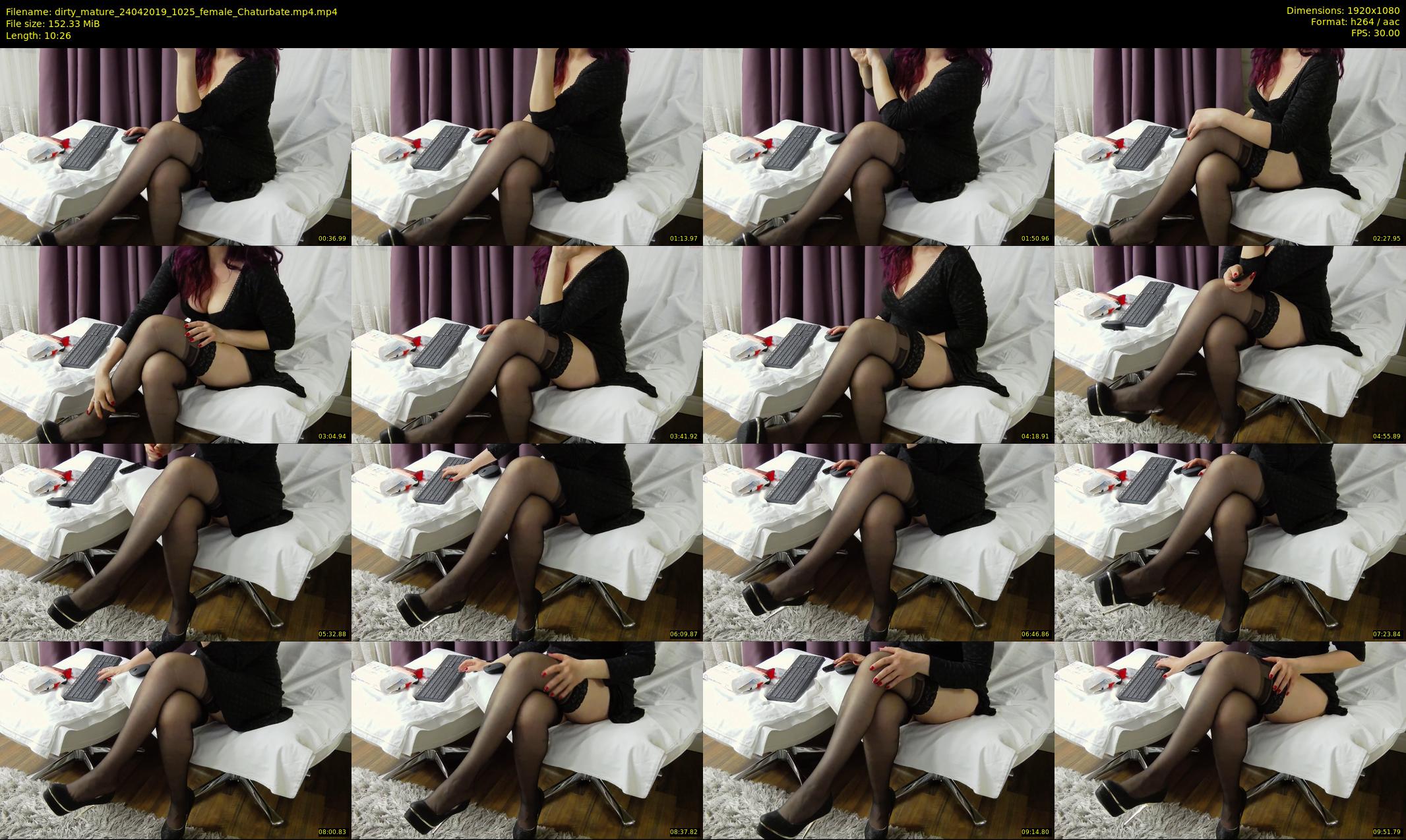 dirty_mature — 11 minute Chaturbate female cam show recording, 1080p, Apr 24, 2019