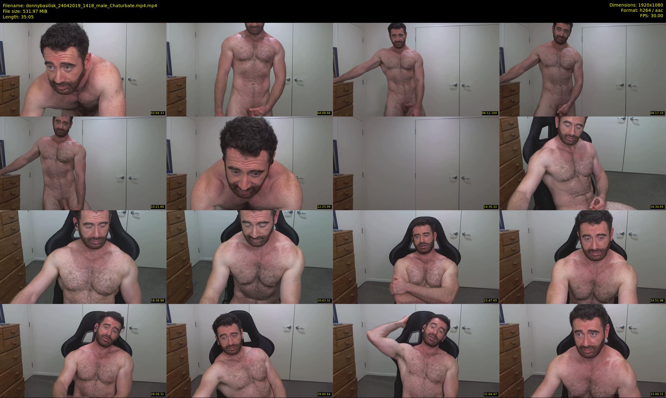 donnybasilisk — 36 minute Chaturbate male cam show recording, 1080p, Apr 24, 2019