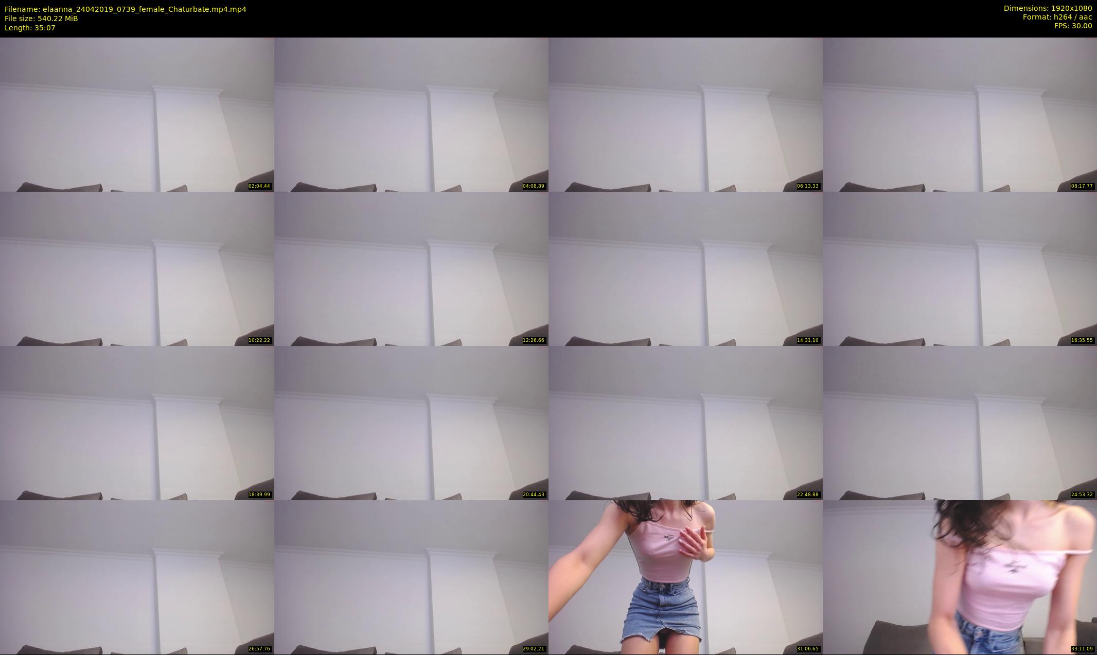 elaanna — 36 minute Chaturbate female cam show recording, 1080p, Apr 24, 2019