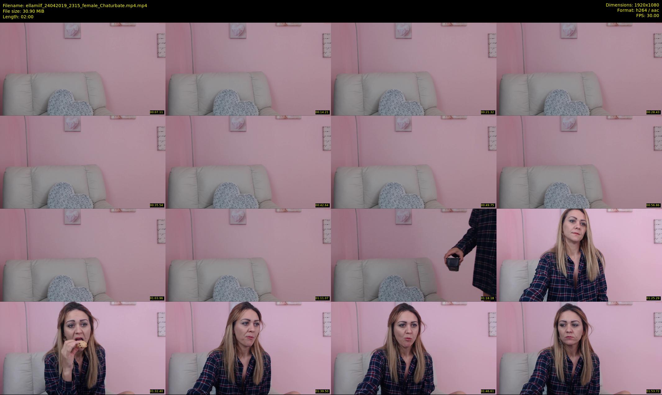 ellamilf — 2 minute Chaturbate female cam show recording, 1080p, Apr 24, 2019