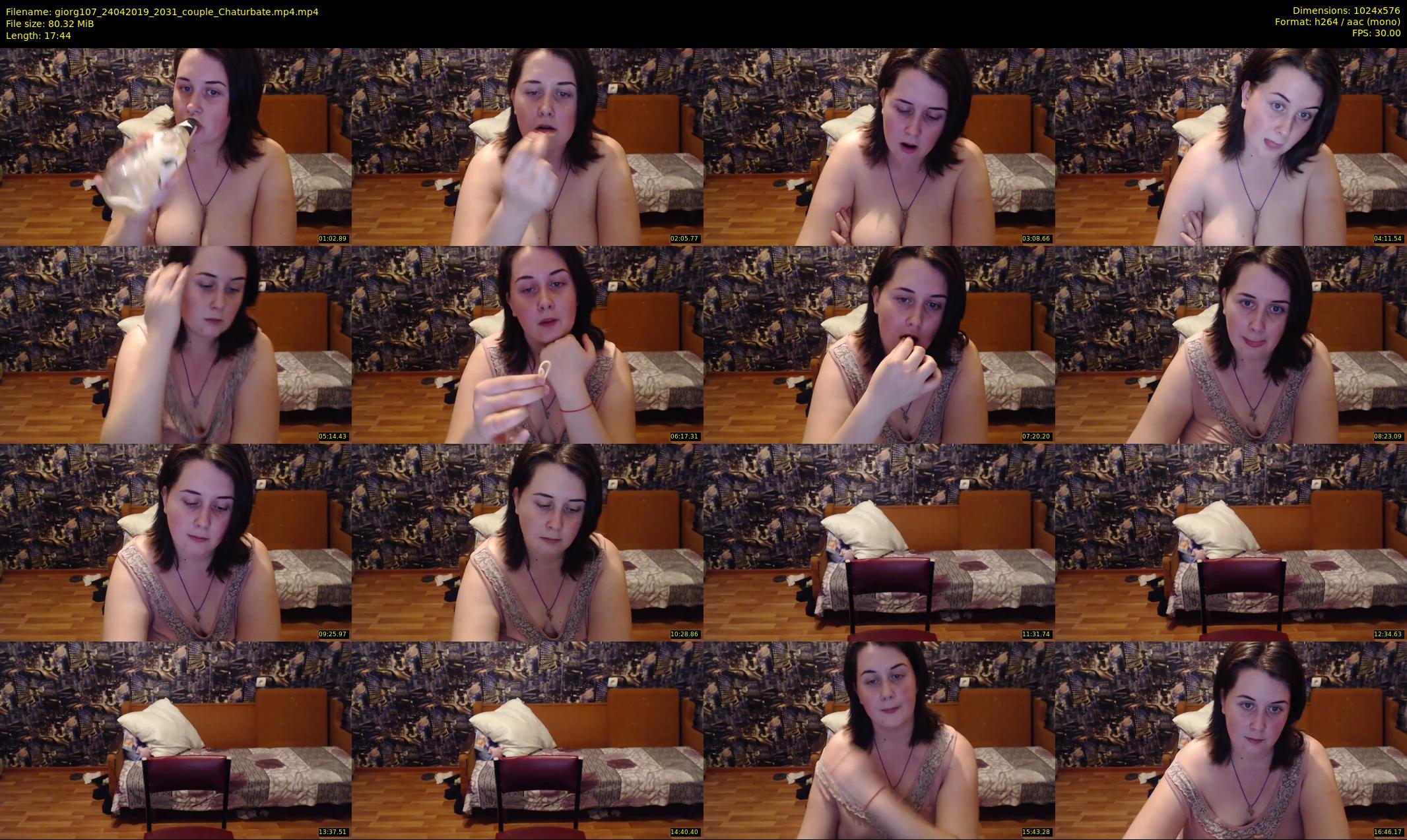 giorg107 — 18 minute Chaturbate couple cam show recording, 480p, Apr 24, 2019