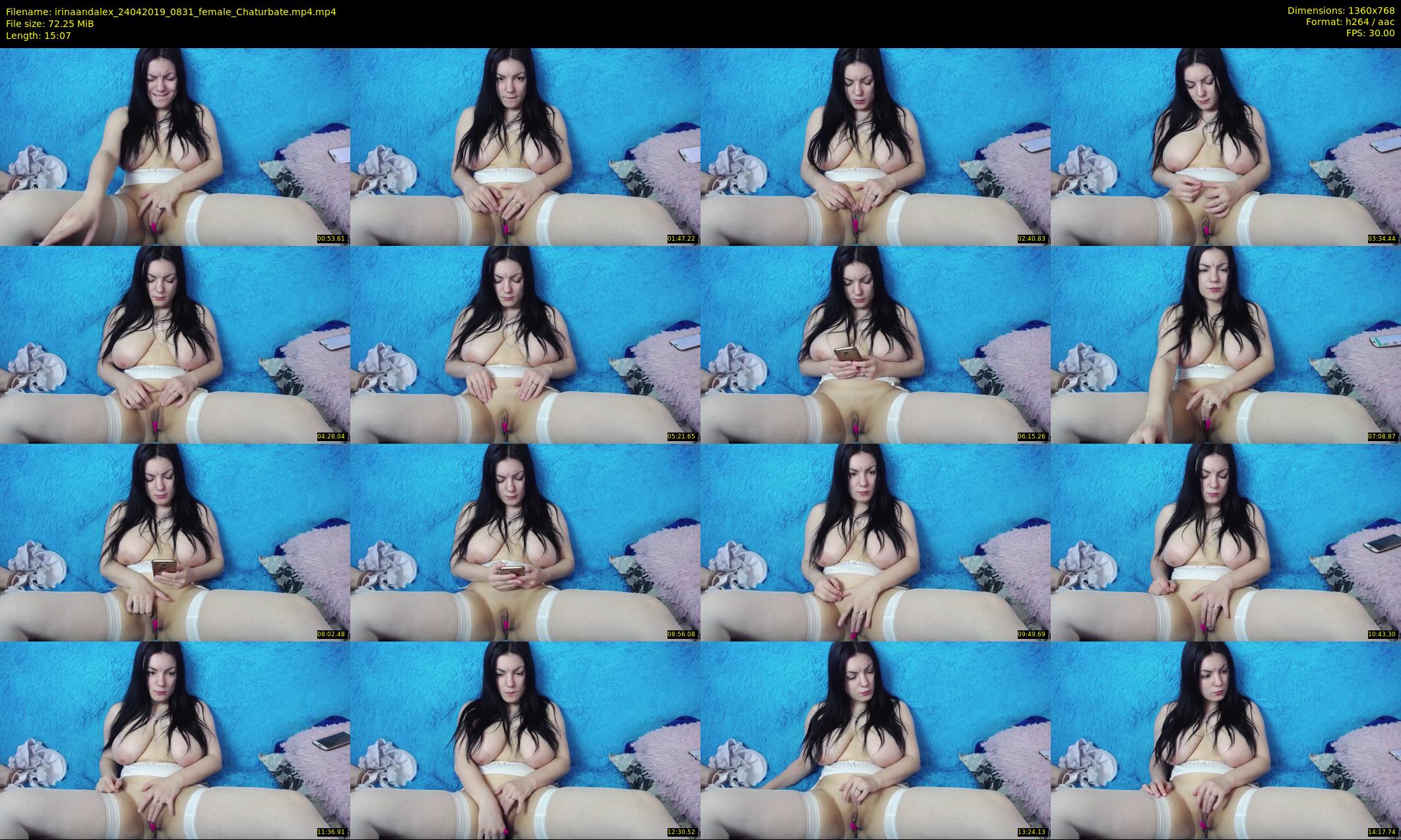 irinaandalex — 16 minute Chaturbate couple cam show recording, 720p, Apr 24, 2019