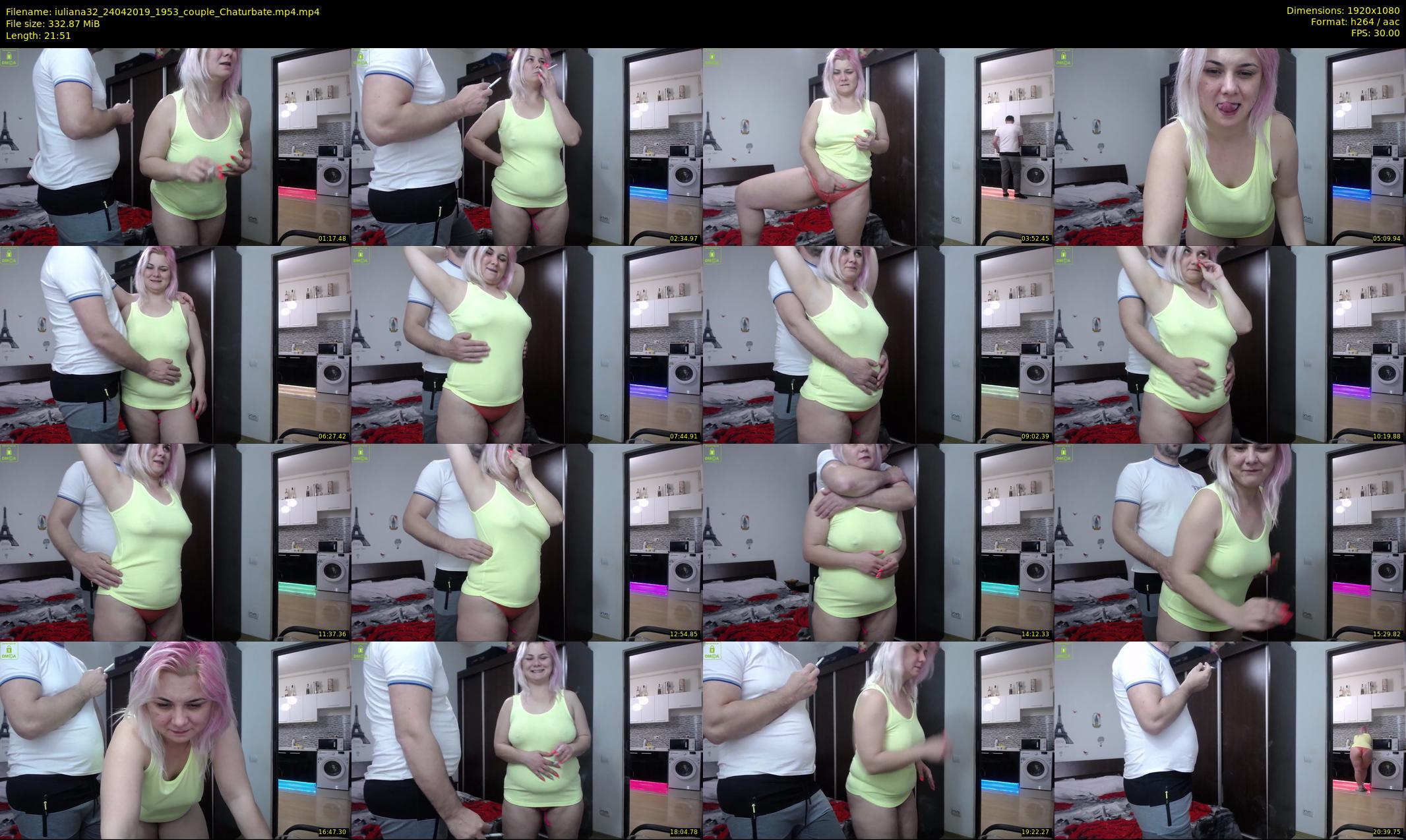 iuliana32 — 22 minute Chaturbate couple cam show recording, 1080p, Apr 24, 2019