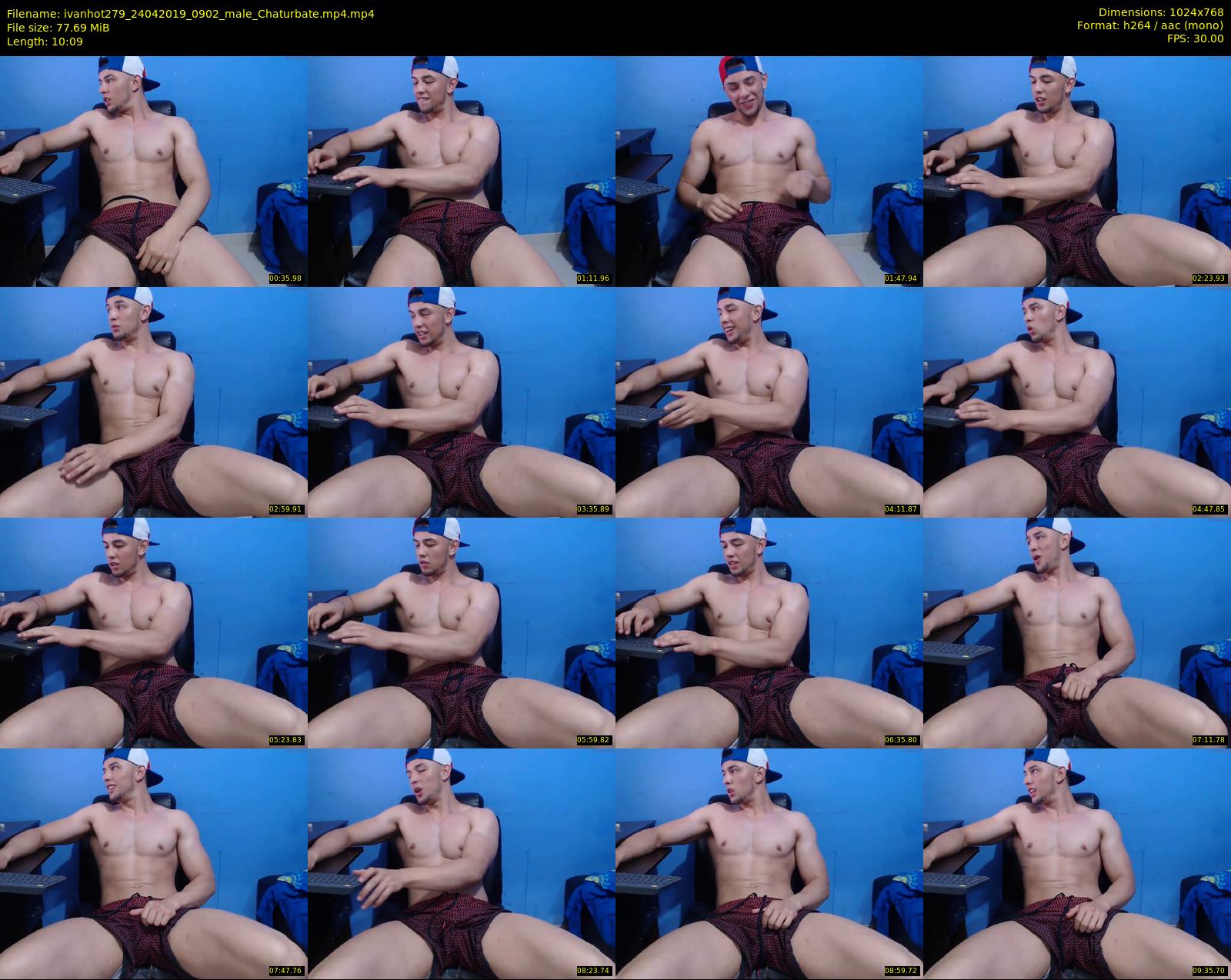 ivanhot279 — 11 minute Chaturbate male cam show recording, 720p, Apr 24, 2019