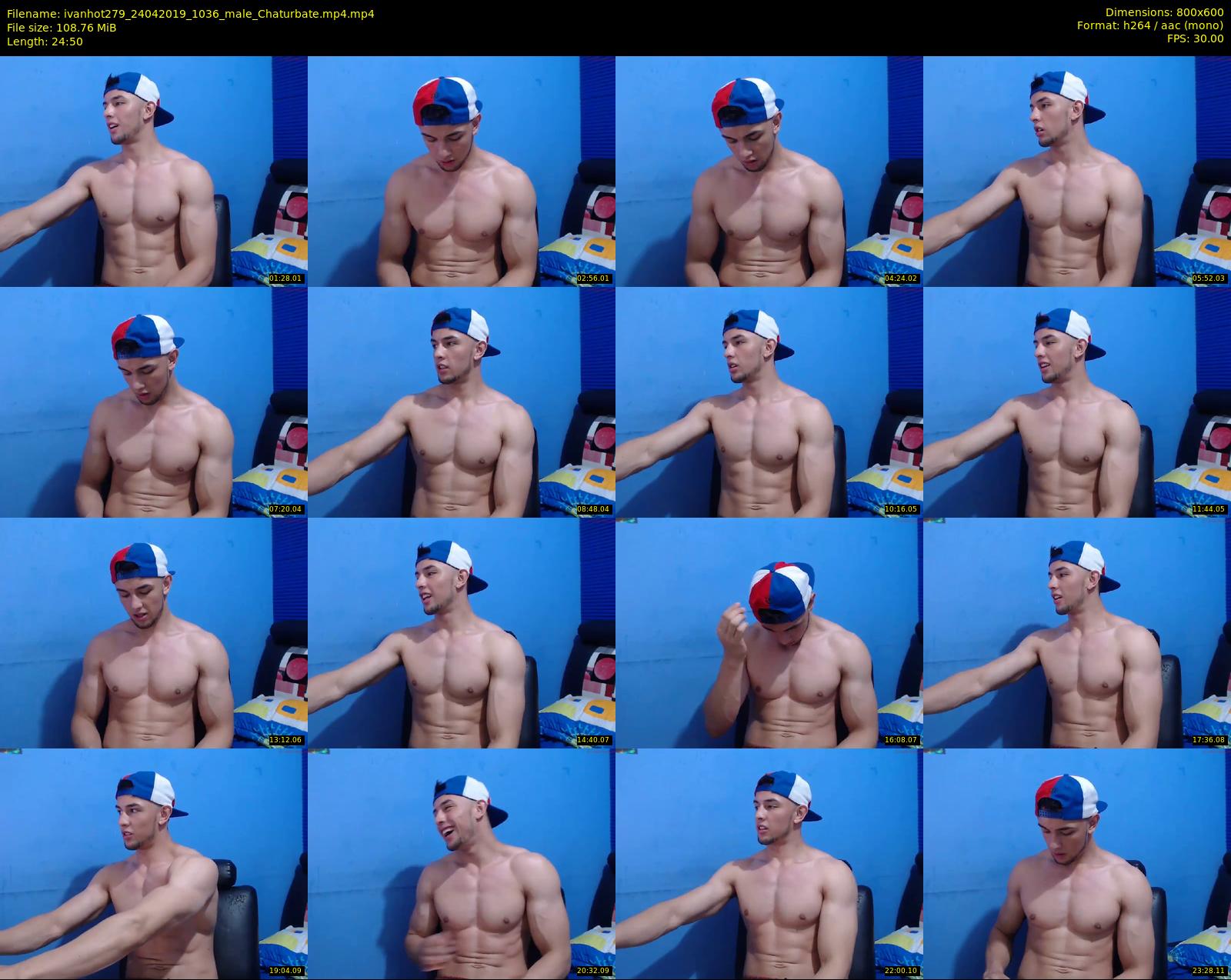 ivanhot279 — 25 minute Chaturbate male cam show recording, 480p, Apr 24, 2019