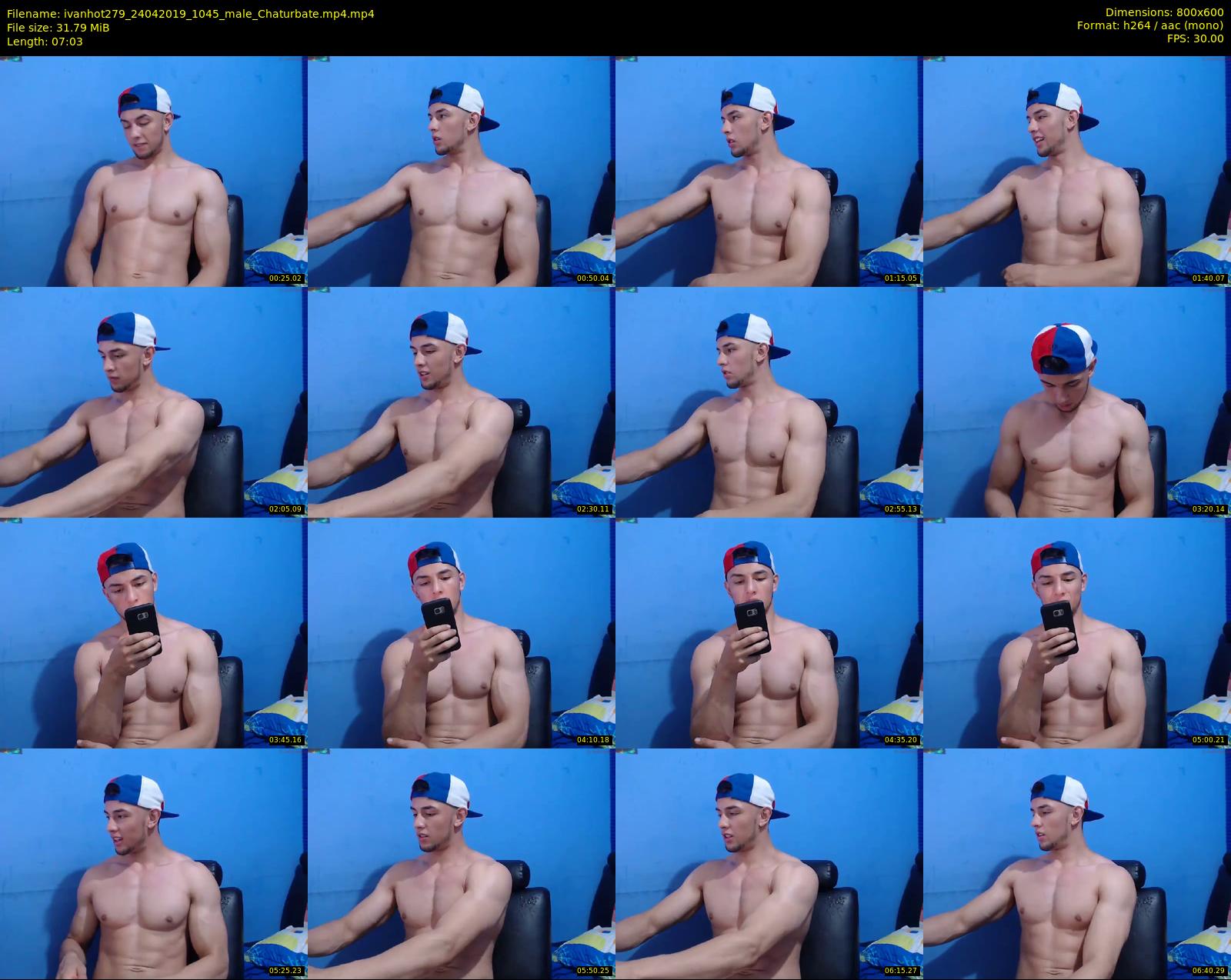 ivanhot279 — 8 minute Chaturbate male cam show recording, 480p, Apr 24, 2019