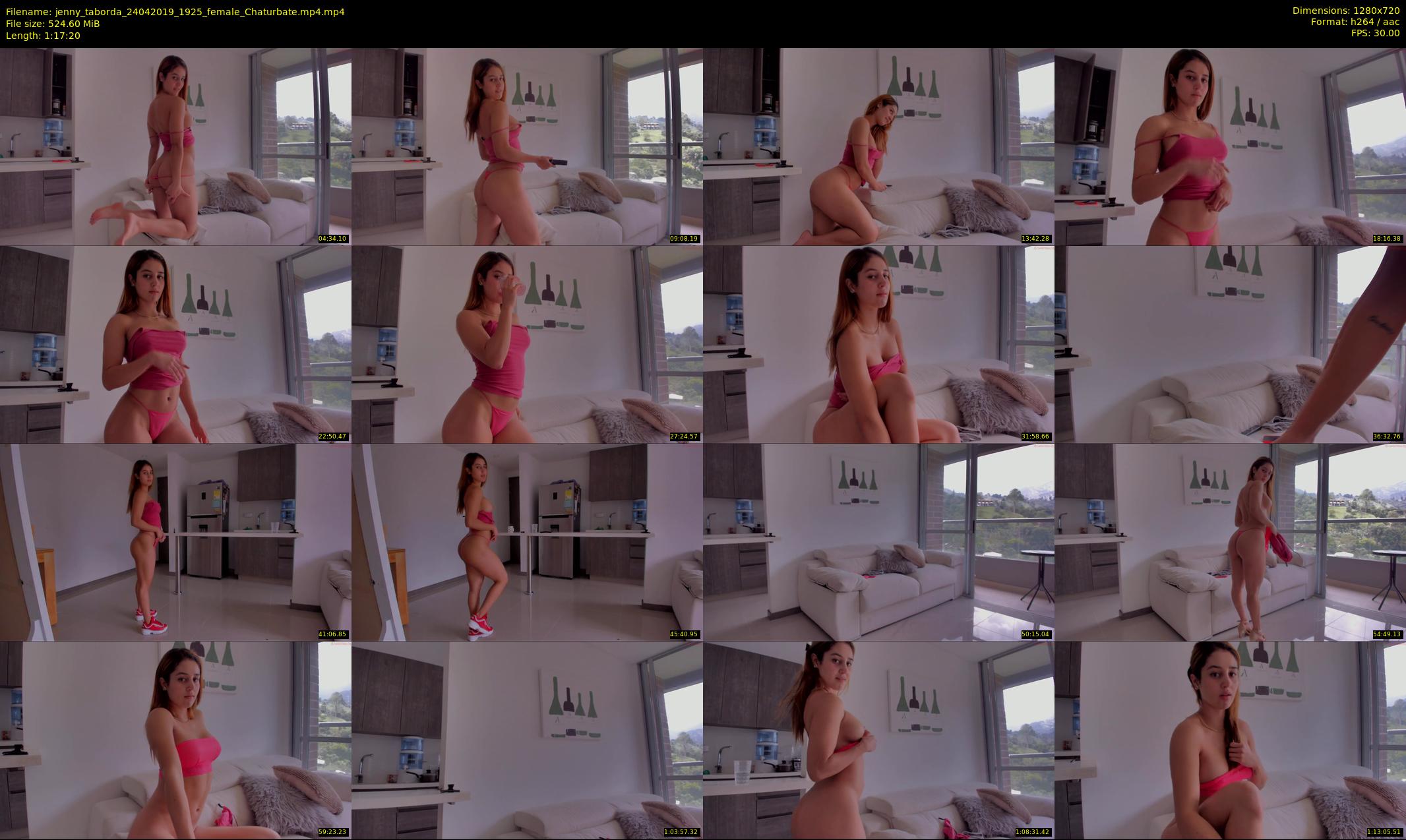 jenny_taborda — 78 minute Chaturbate female cam show recording, 720p, Apr 24, 2019